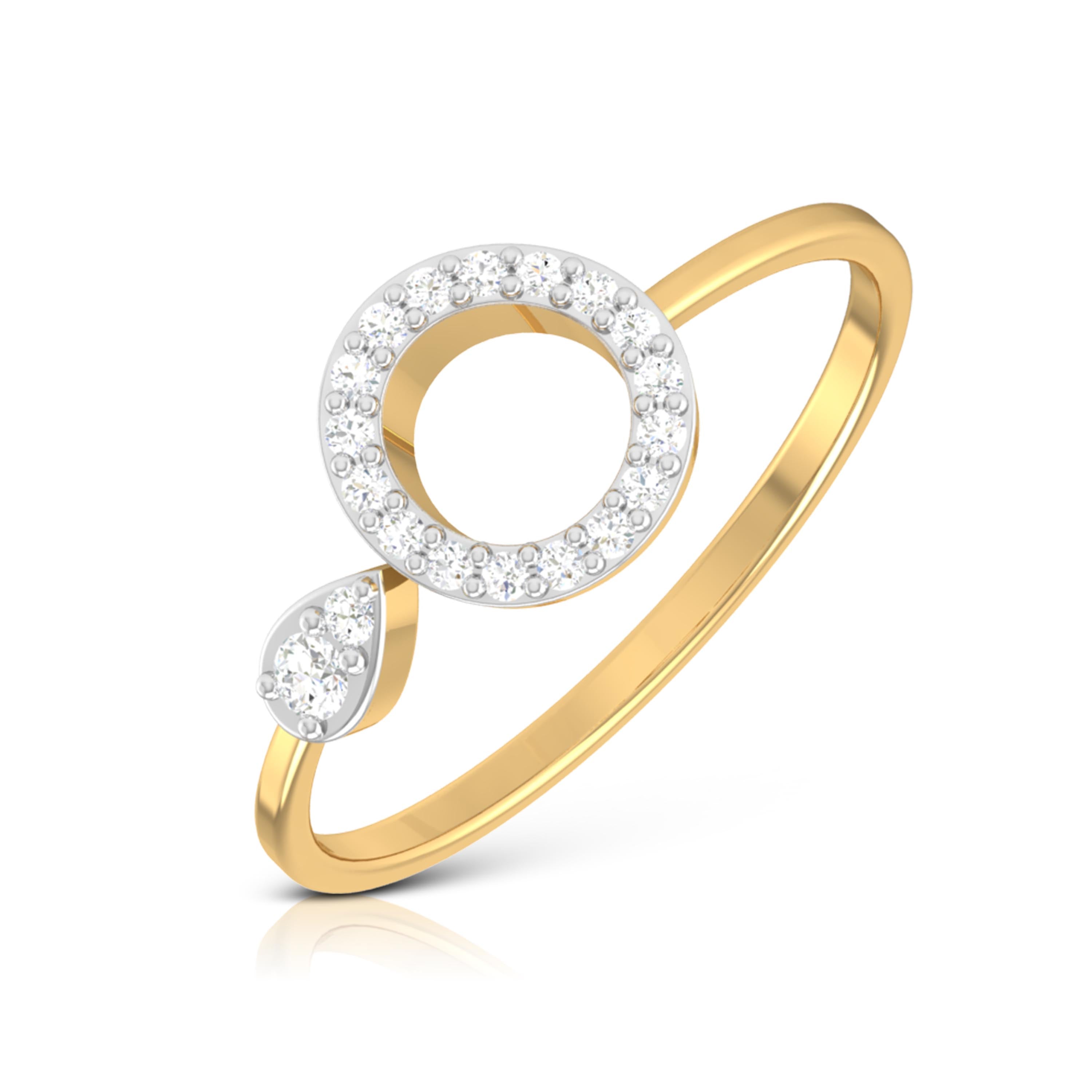 Coalition lab grown diamond ring simple round ring design Fiona Diamonds