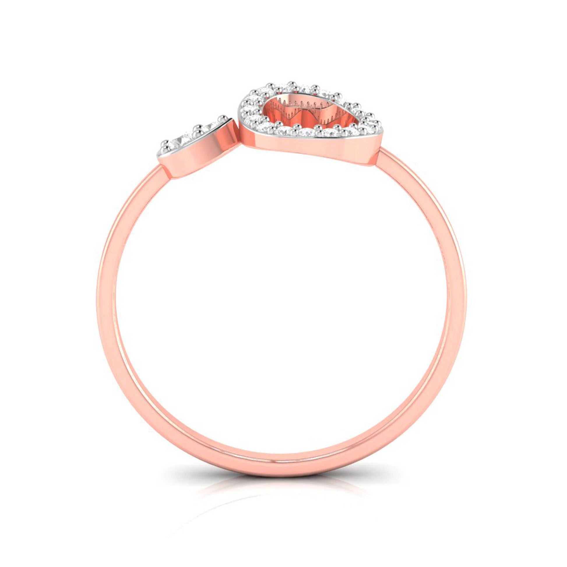 Coalition lab grown diamond ring simple round ring design Fiona Diamonds