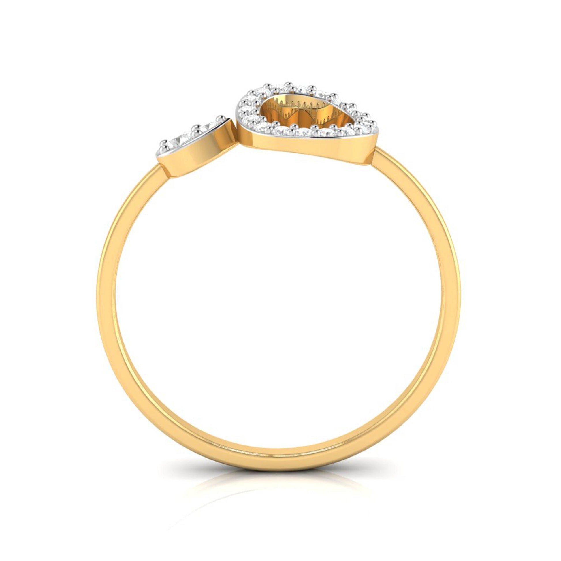 Coalition lab grown diamond ring simple round ring design Fiona Diamonds