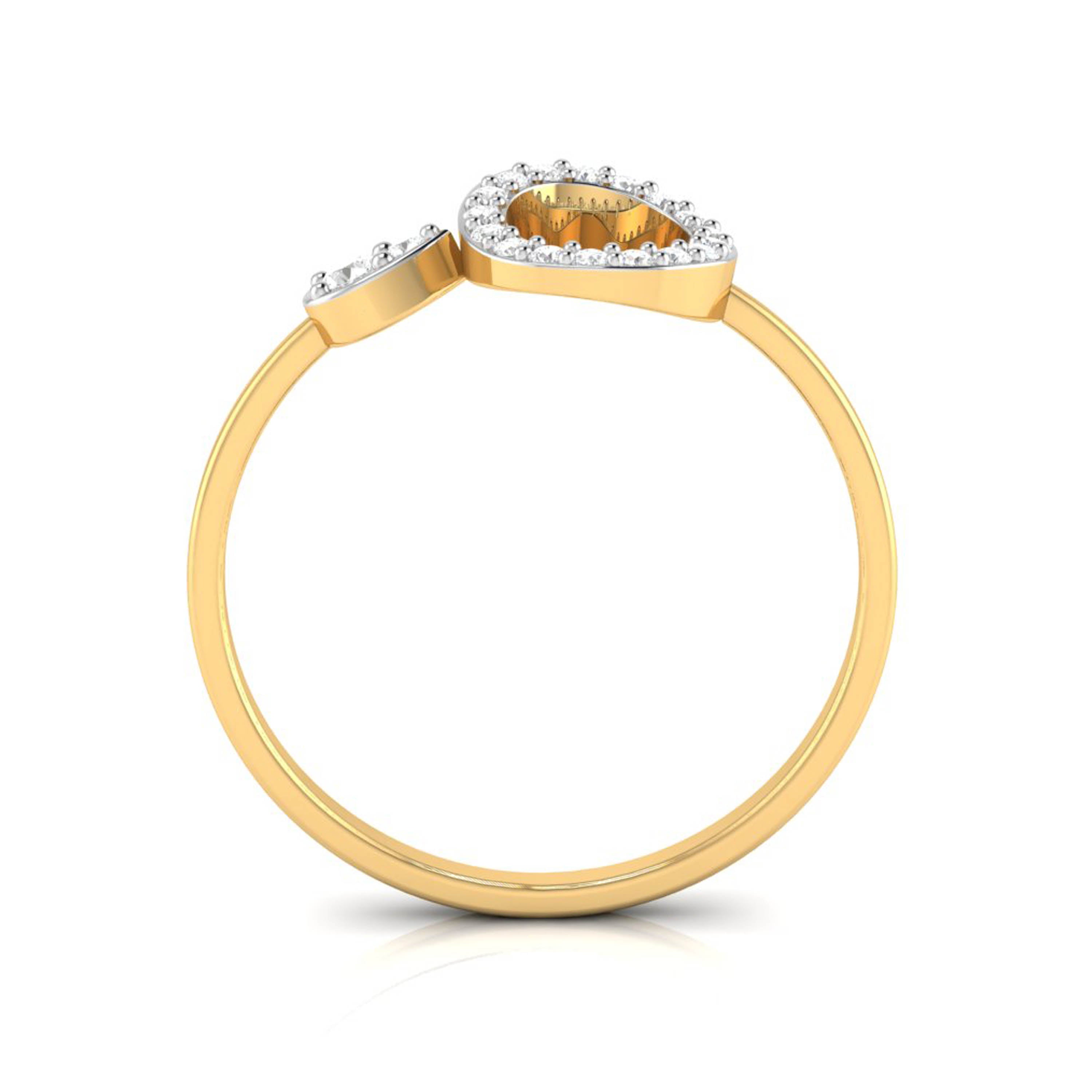 Coalition lab grown diamond ring simple round ring design Fiona Diamonds