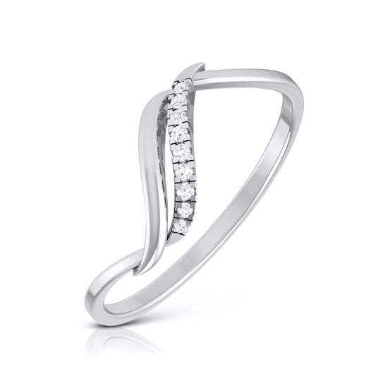 Waft lab grown diamond ring sleek ring Fiona Diamonds