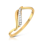 Waft lab grown diamond ring sleek ring Fiona Diamonds