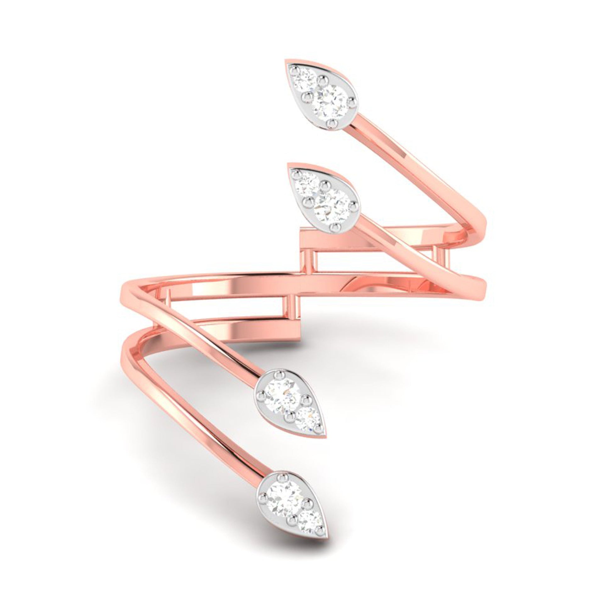Scrape lab grown diamond ring simple round ring design Fiona Diamonds
