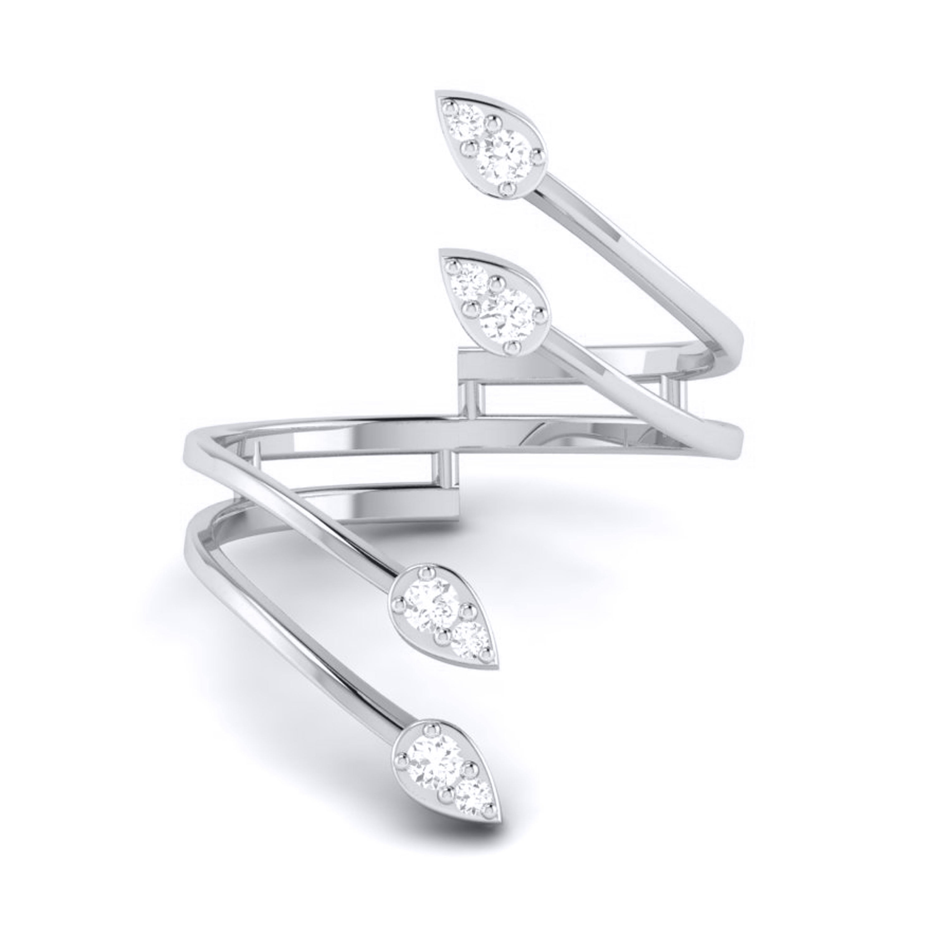 Scrape lab grown diamond ring simple round ring design Fiona Diamonds
