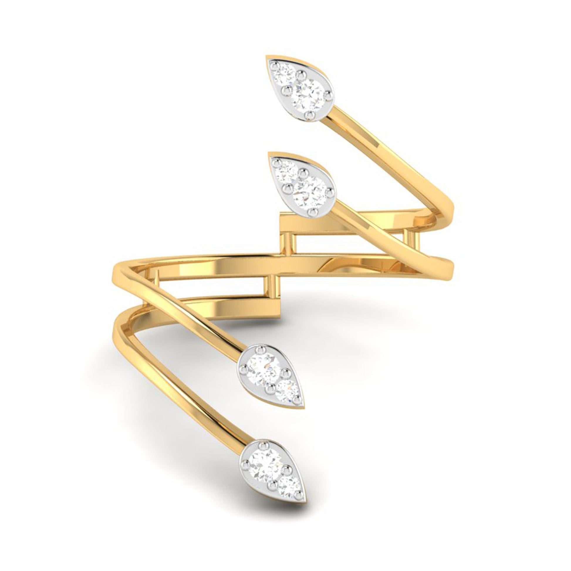 Scrape lab grown diamond ring simple round ring design Fiona Diamonds