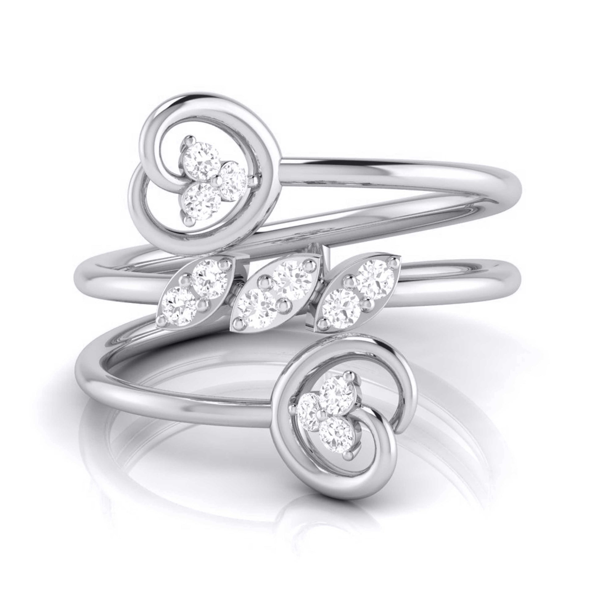 Dalliance lab grown diamond ring simple round ring design Fiona Diamonds