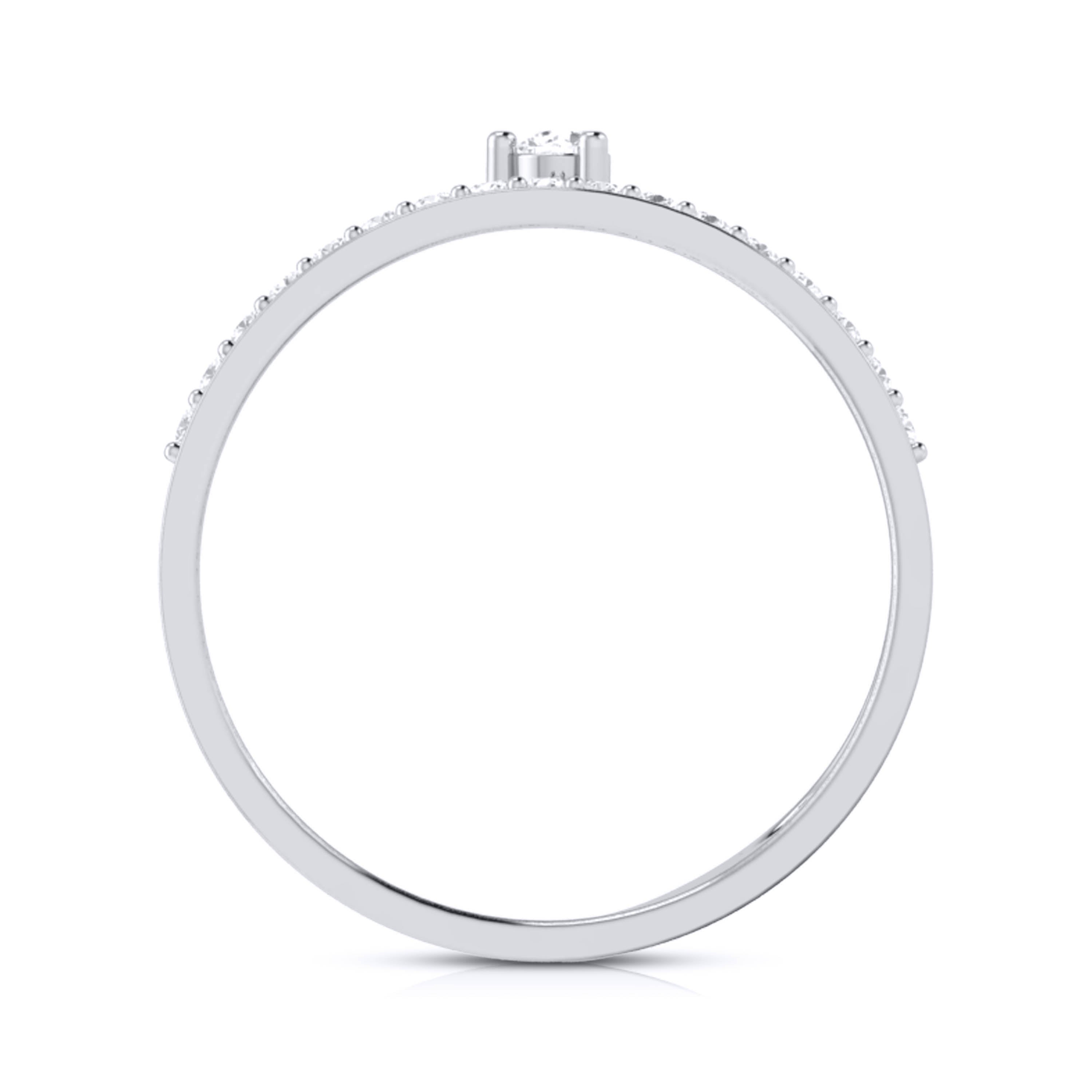 Orion lab grown diamond ring sleek ring Fiona Diamonds