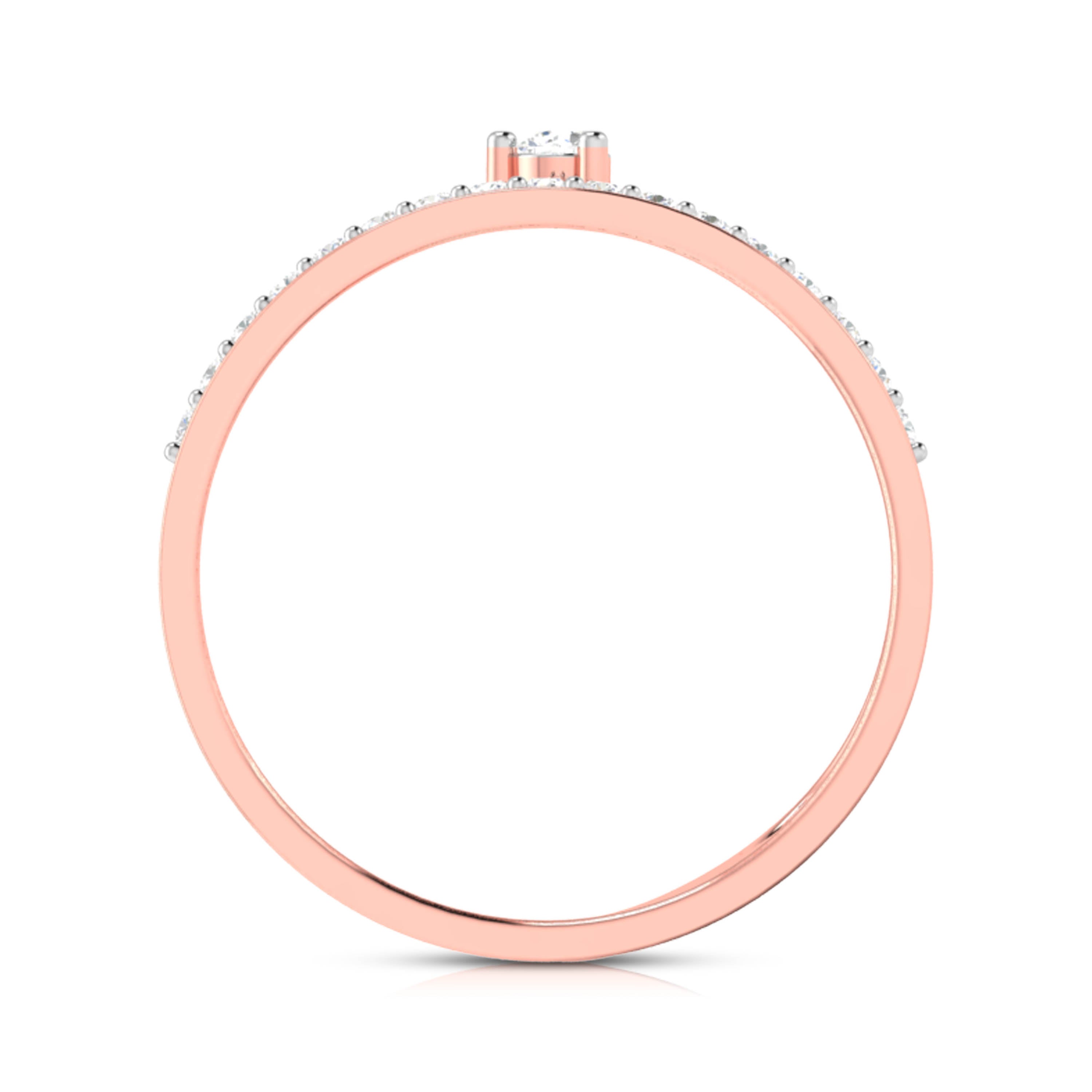 Orion lab grown diamond ring sleek ring Fiona Diamonds