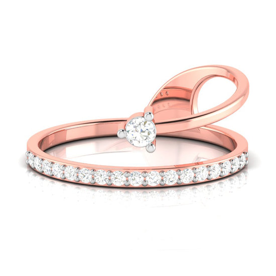 Orion lab grown diamond ring sleek ring Fiona Diamonds