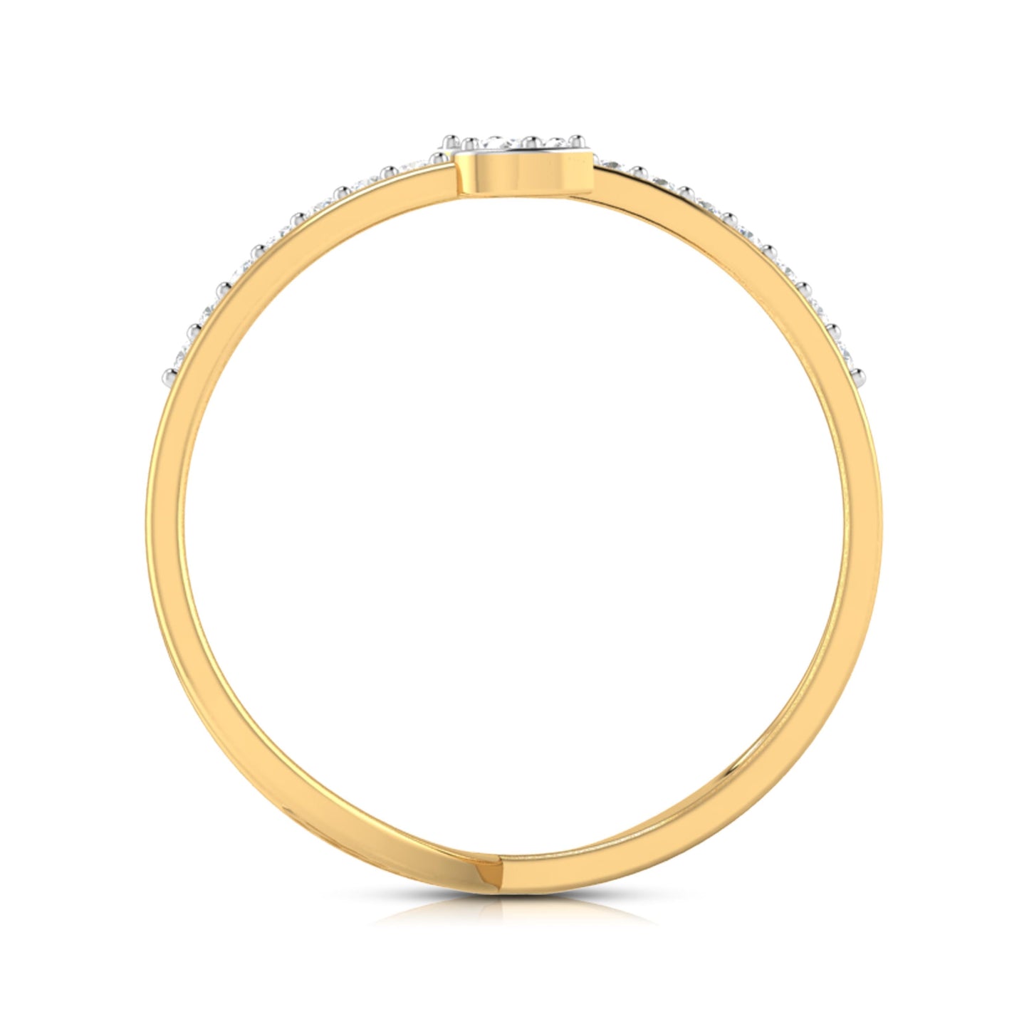 Polypody lab grown diamond ring trendy ring design Fiona Diamonds