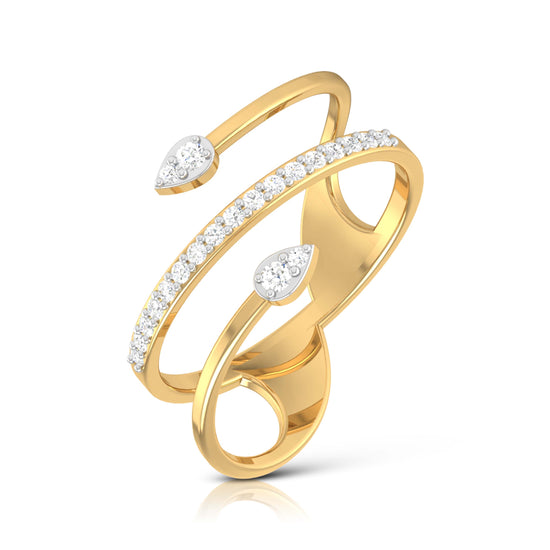 Whorl Lab Diamond Ring | Fiona Diamonds