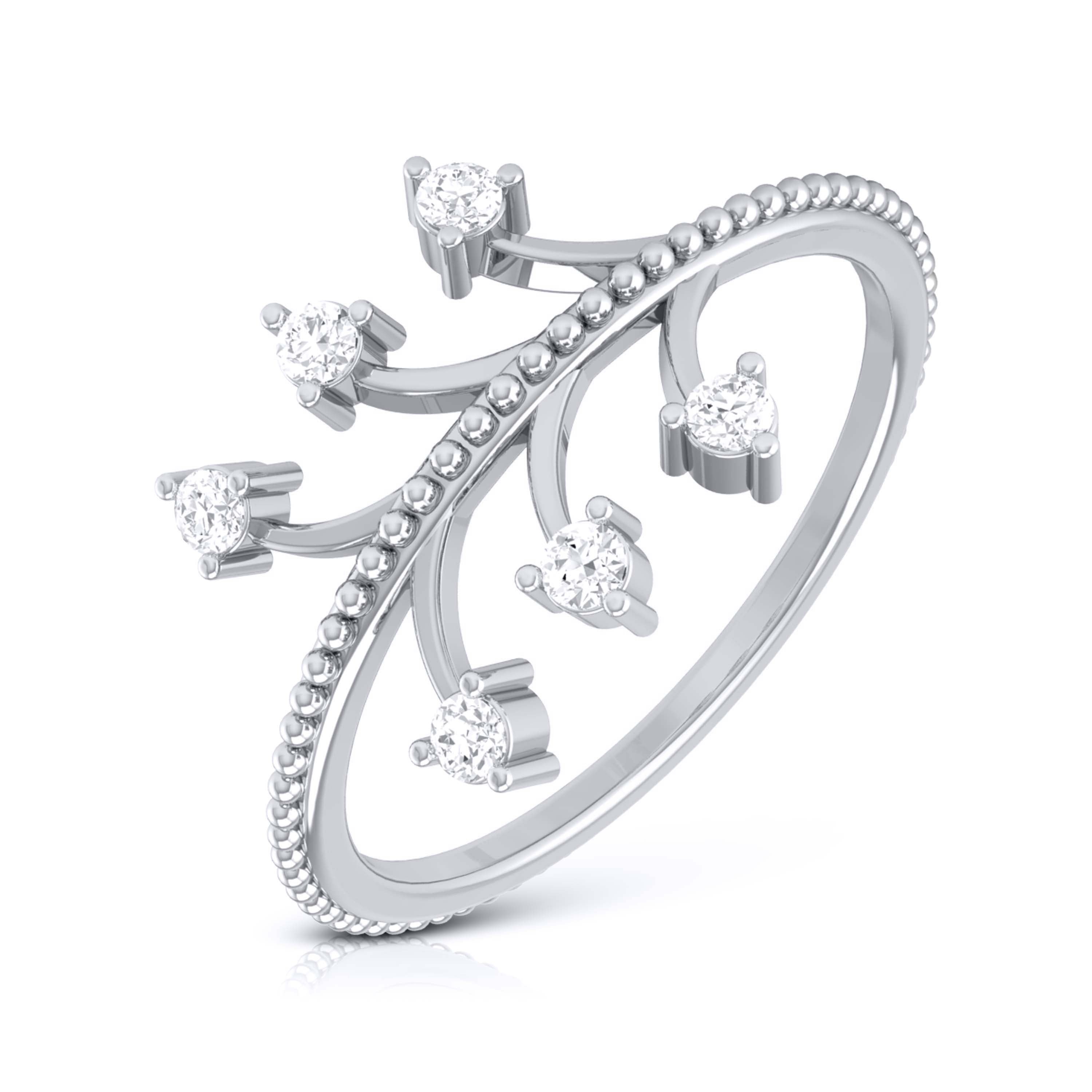 Bracken lab grown diamond ring simple round ring design Fiona Diamonds
