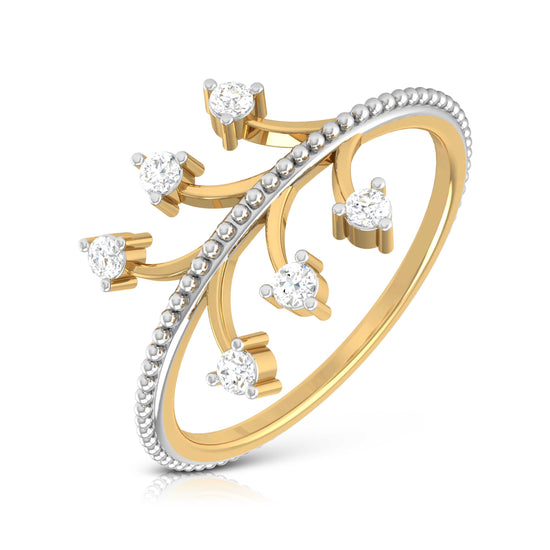 Load image into Gallery viewer, Bracken lab grown diamond ring simple round ring design Fiona Diamonds
