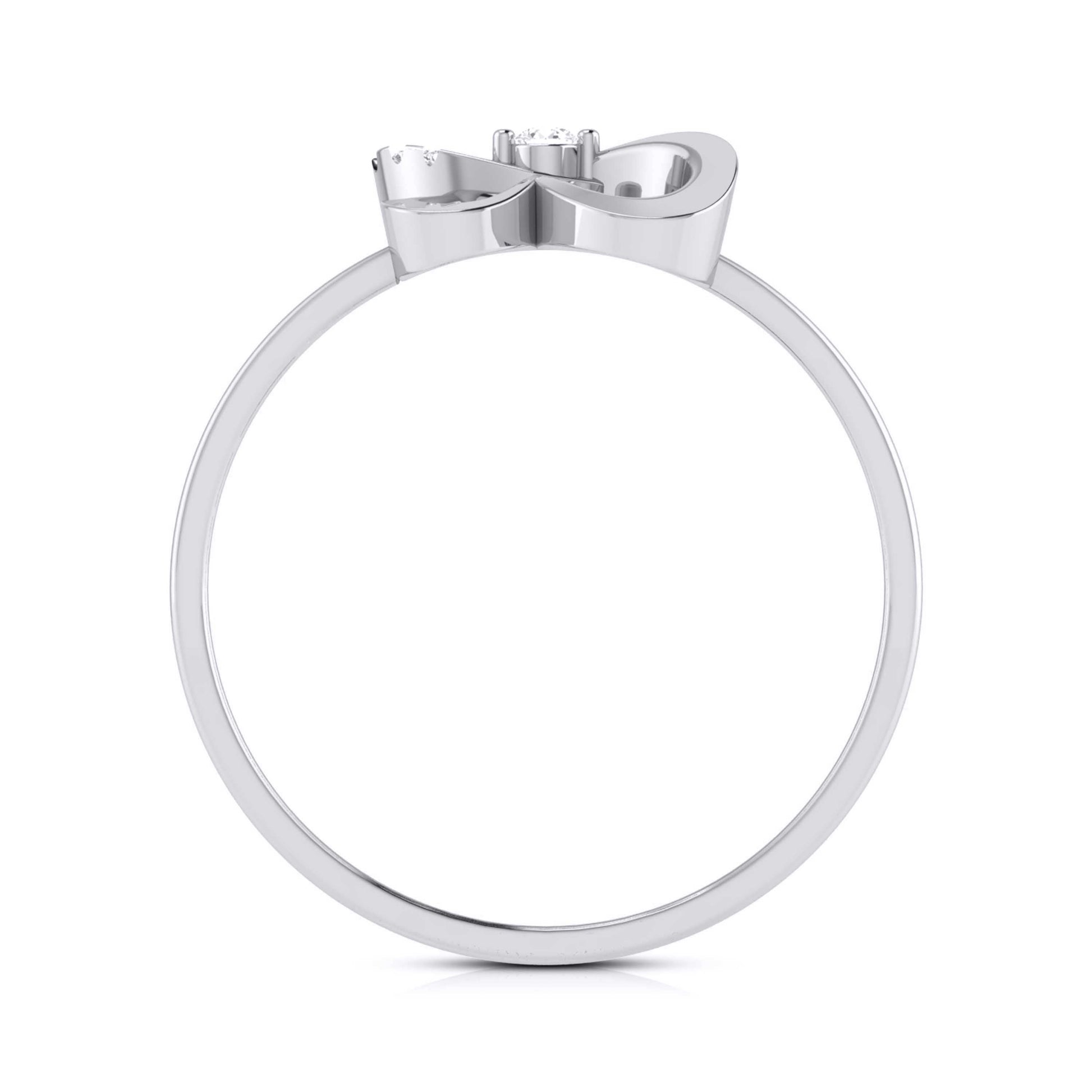 Papillon lab grown diamond ring unique ring design Fiona Diamonds
