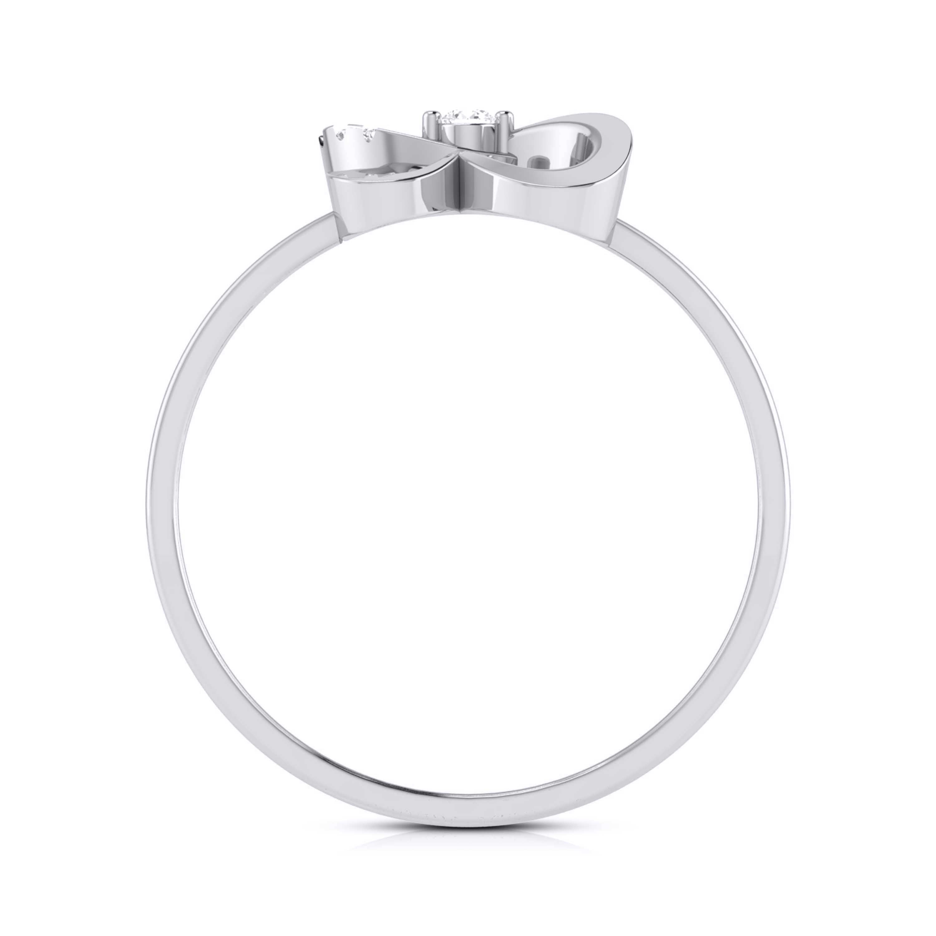 Papillon lab grown diamond ring unique ring design Fiona Diamonds