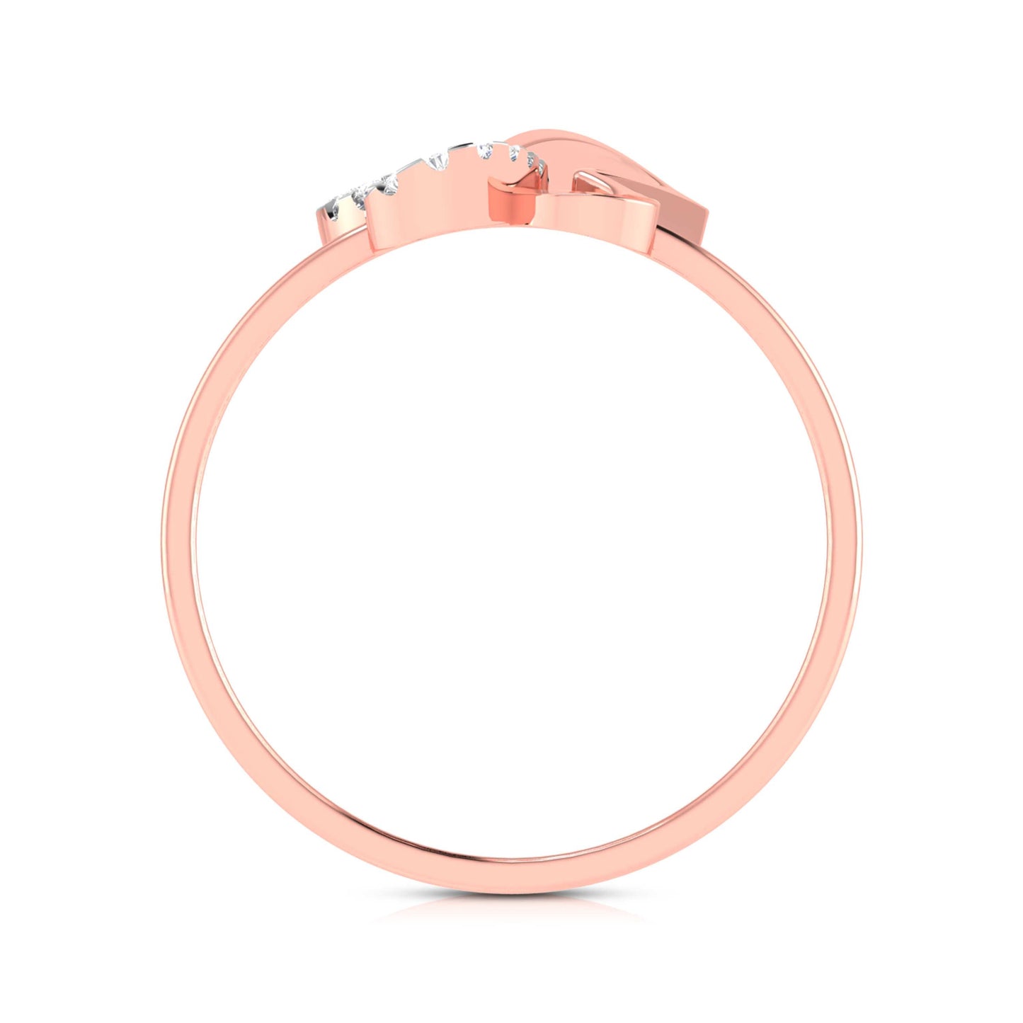 Mariposa lab grown diamond ring simple round ring design Fiona Diamonds