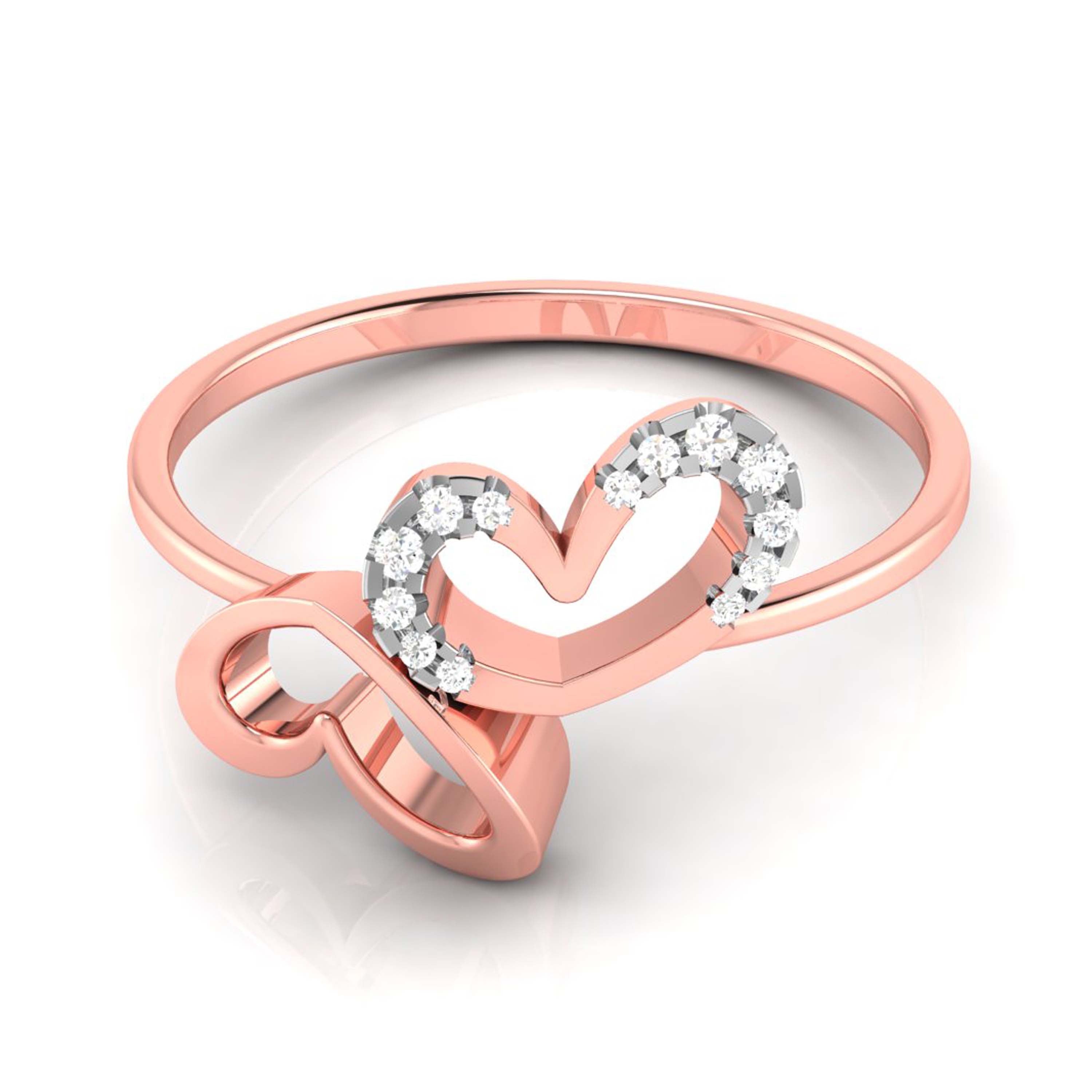 Canker lab grown diamond ring sleek ring Fiona Diamonds