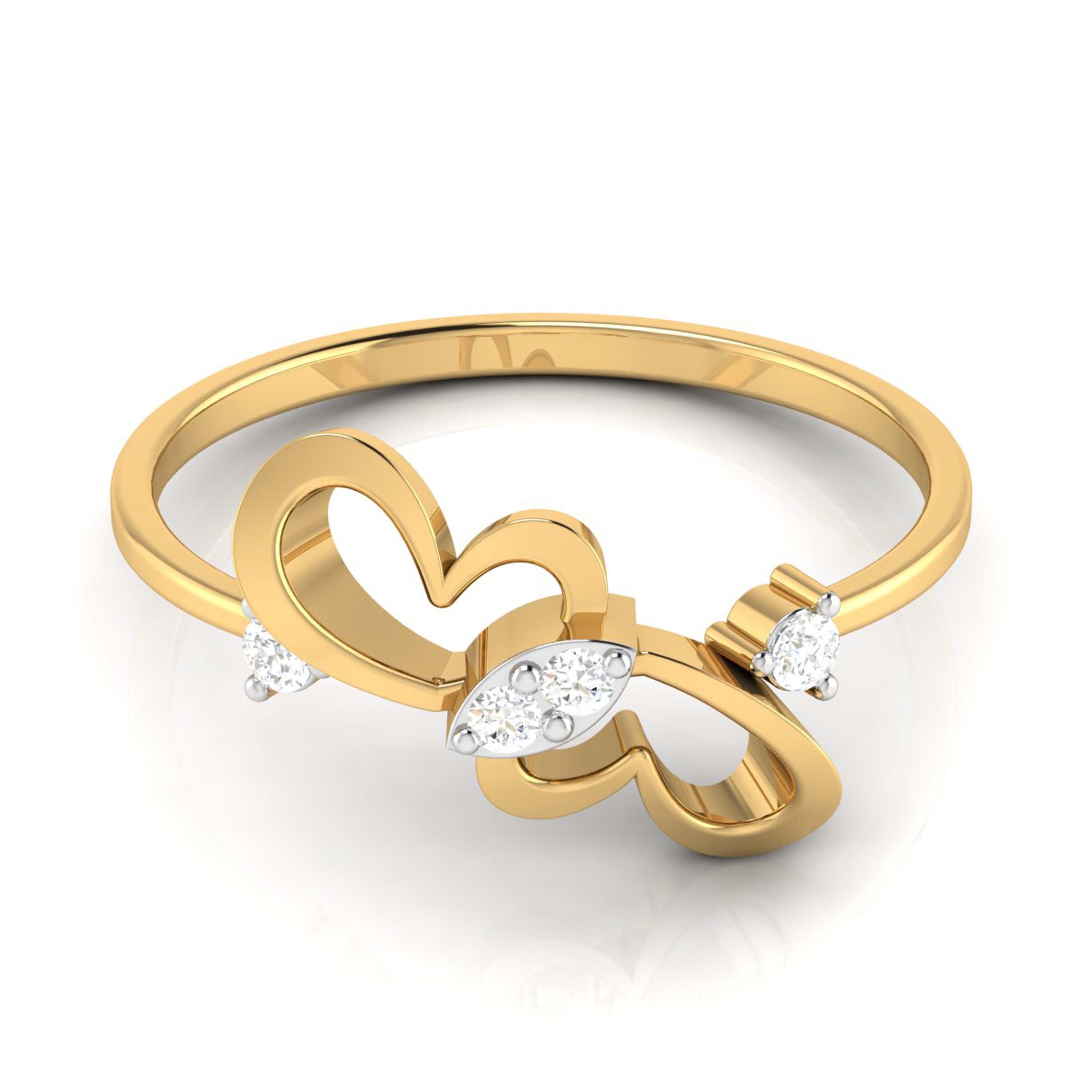 Ensnare lab grown diamond ring simple round ring design Fiona Diamonds