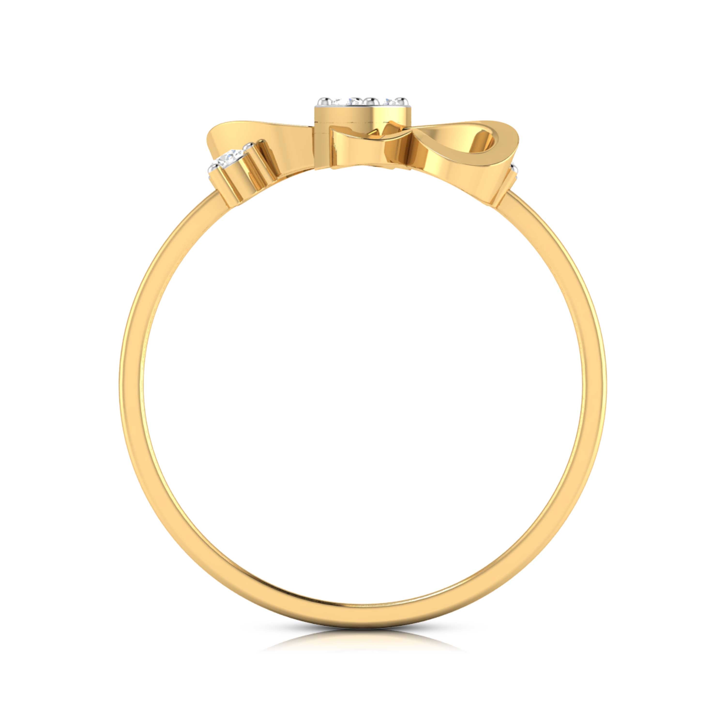 Ensnare lab grown diamond ring simple round ring design Fiona Diamonds