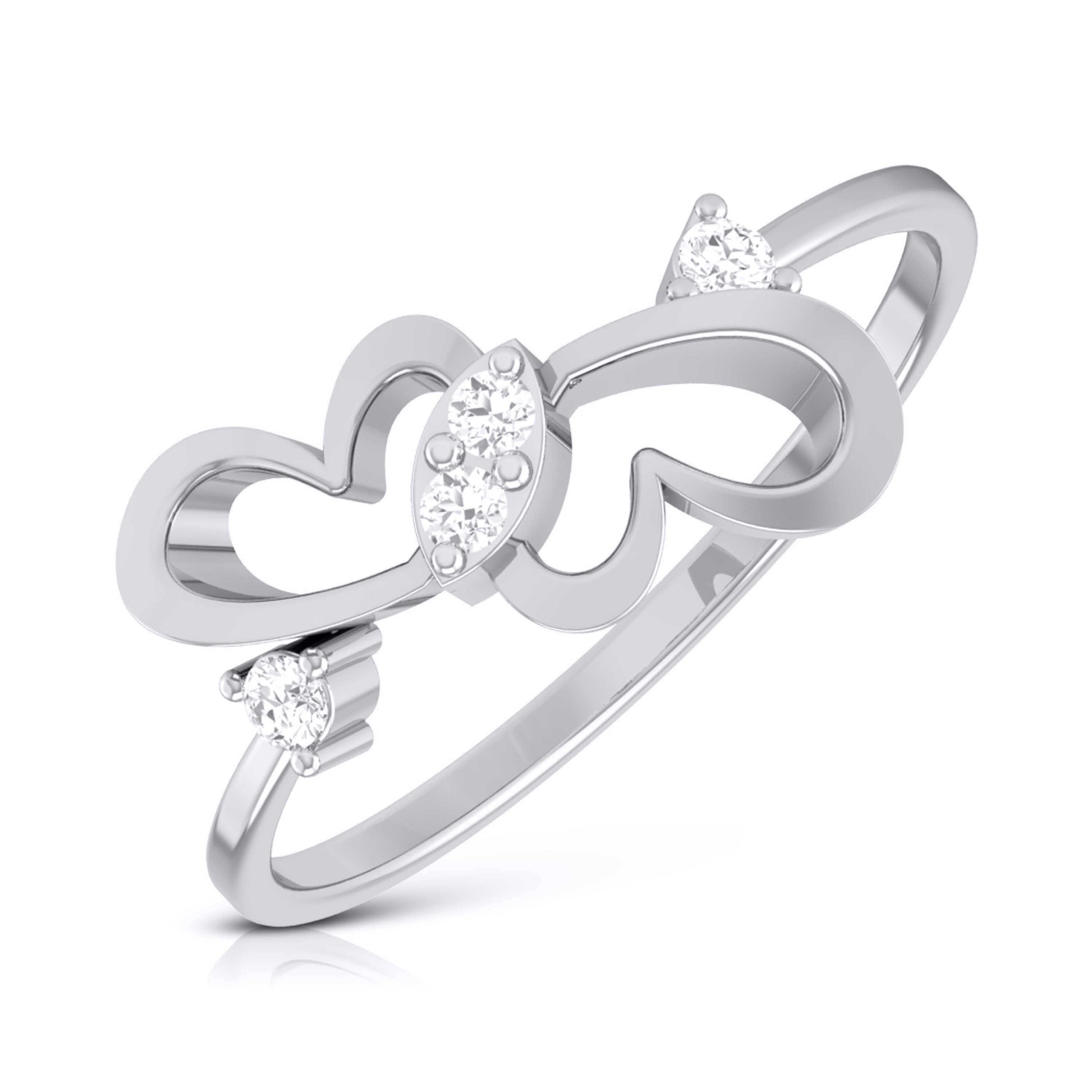 Ensnare lab grown diamond ring simple round ring design Fiona Diamonds