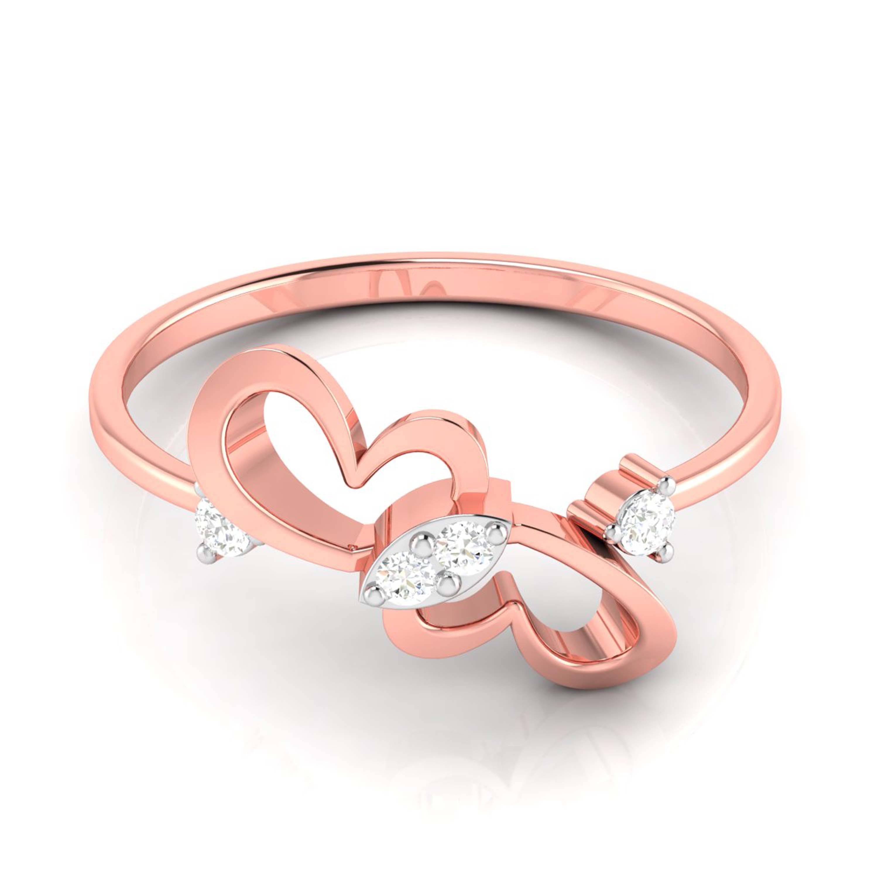 Ensnare lab grown diamond ring simple round ring design Fiona Diamonds