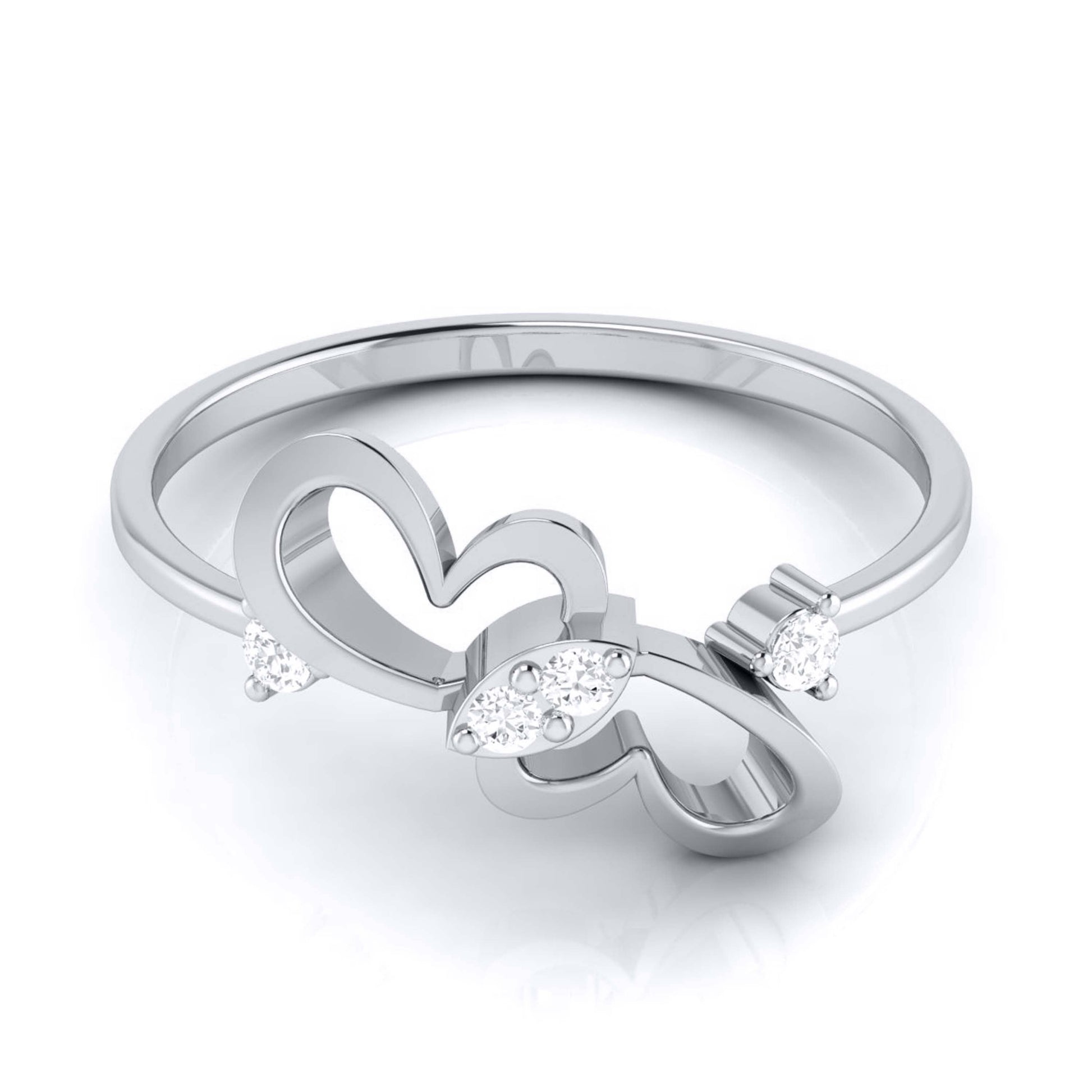 Ensnare lab grown diamond ring simple round ring design Fiona Diamonds