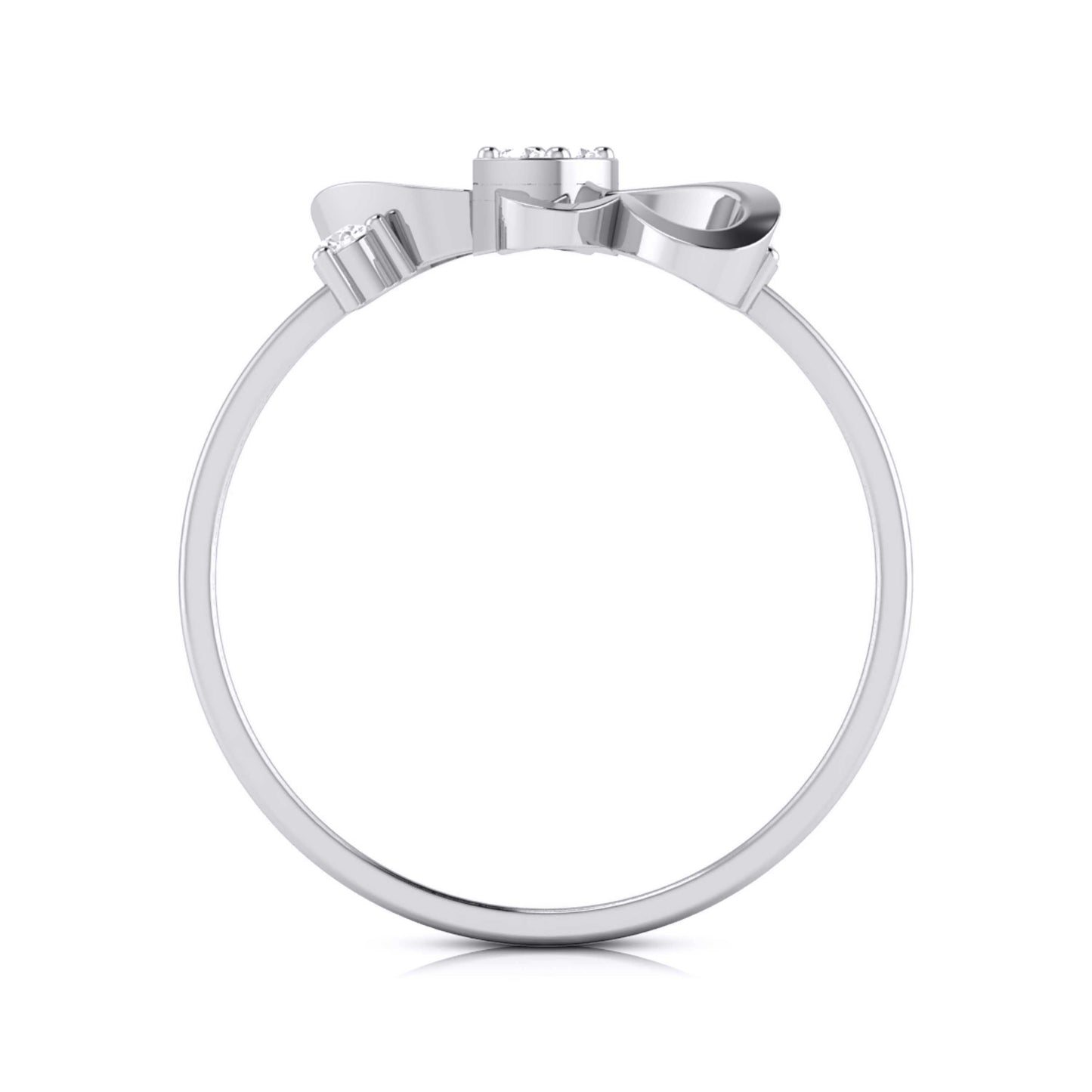 Ensnare lab grown diamond ring simple round ring design Fiona Diamonds