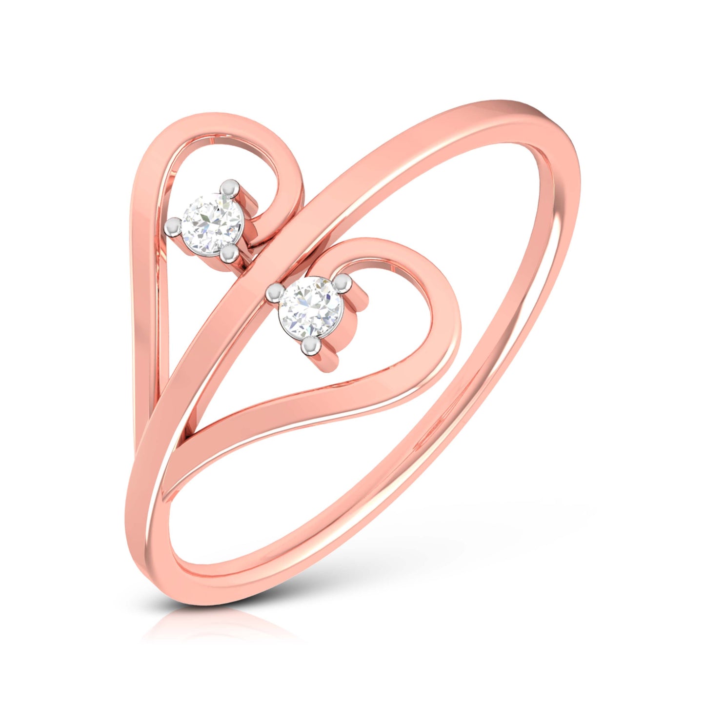 1.5 Ctw 14K Rose Gold Classic Pave Set GIA Certified Heart Shape Diamond  Engagement Ring (1 Ct Center D-E Color VS1-VS2 Clarity) | Amazon.com