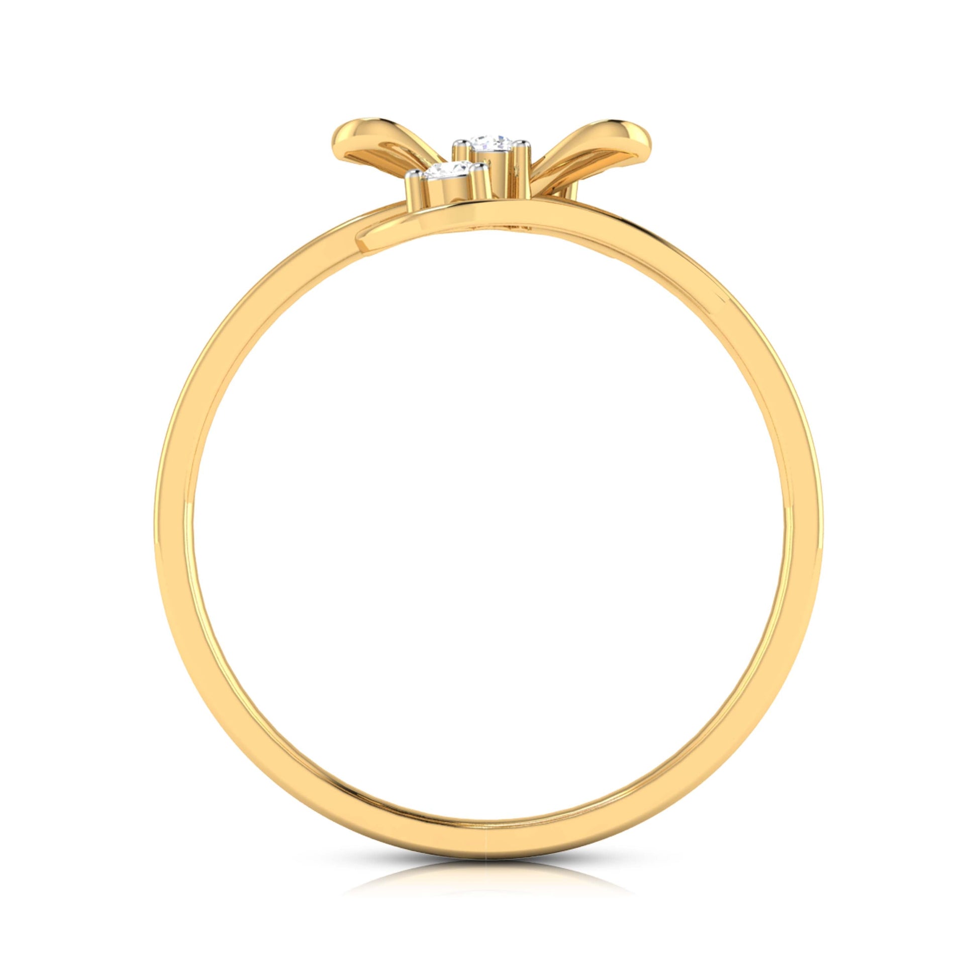 Conception lab grown diamond ring sleek ring Fiona Diamonds