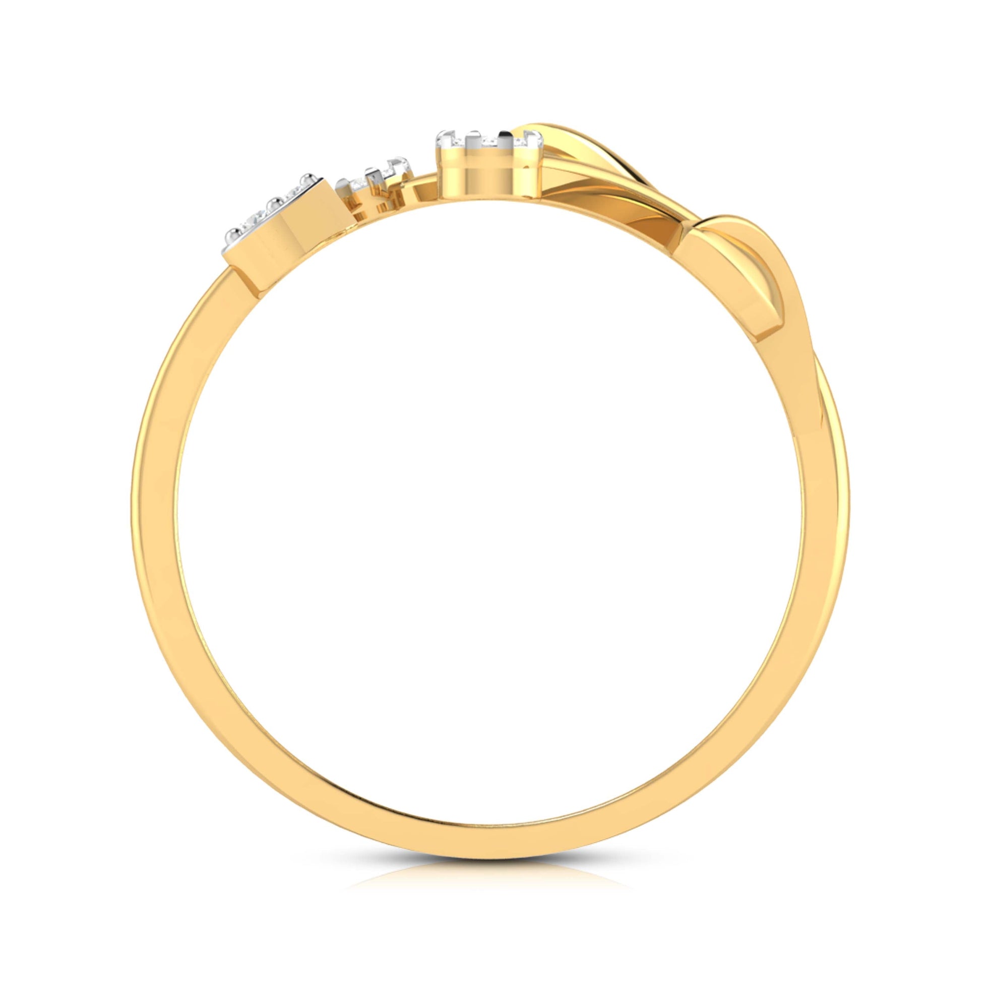 Cotyledon lab grown diamond ring unique ring design Fiona Diamonds