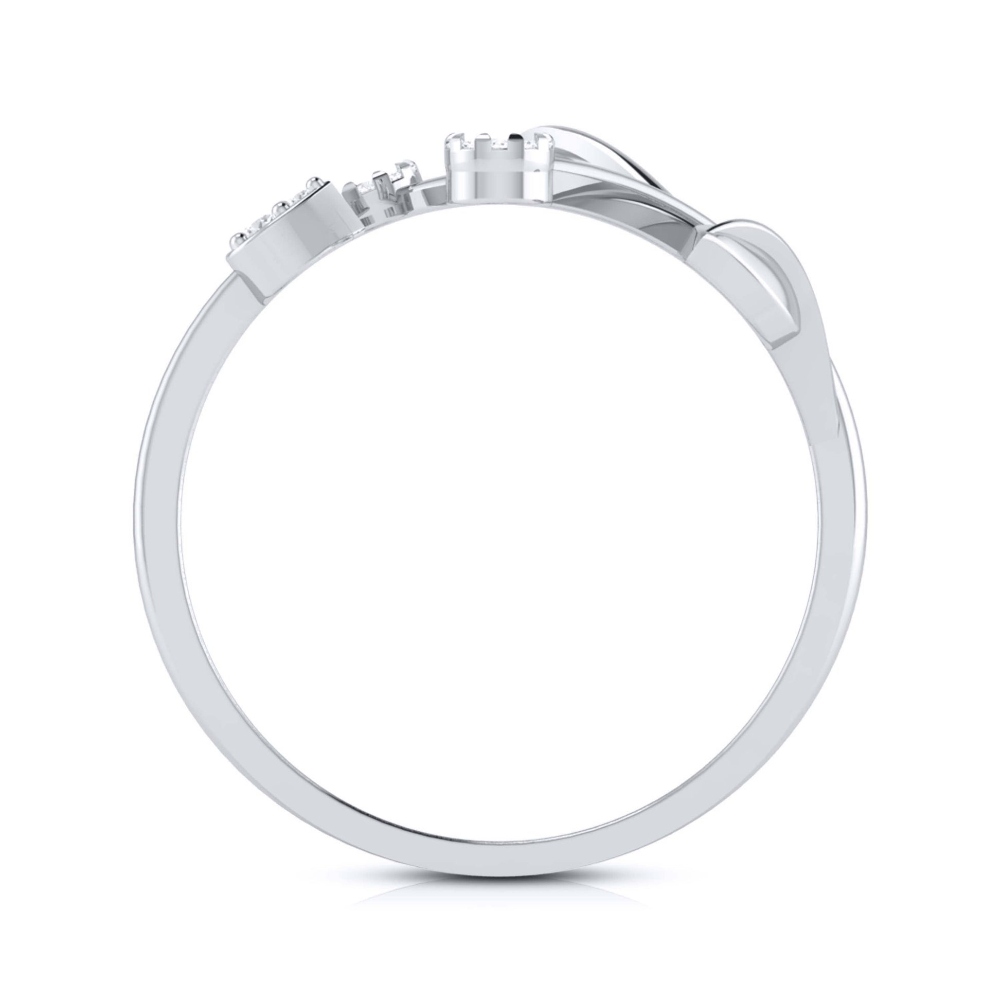 Cotyledon lab grown diamond ring unique ring design Fiona Diamonds