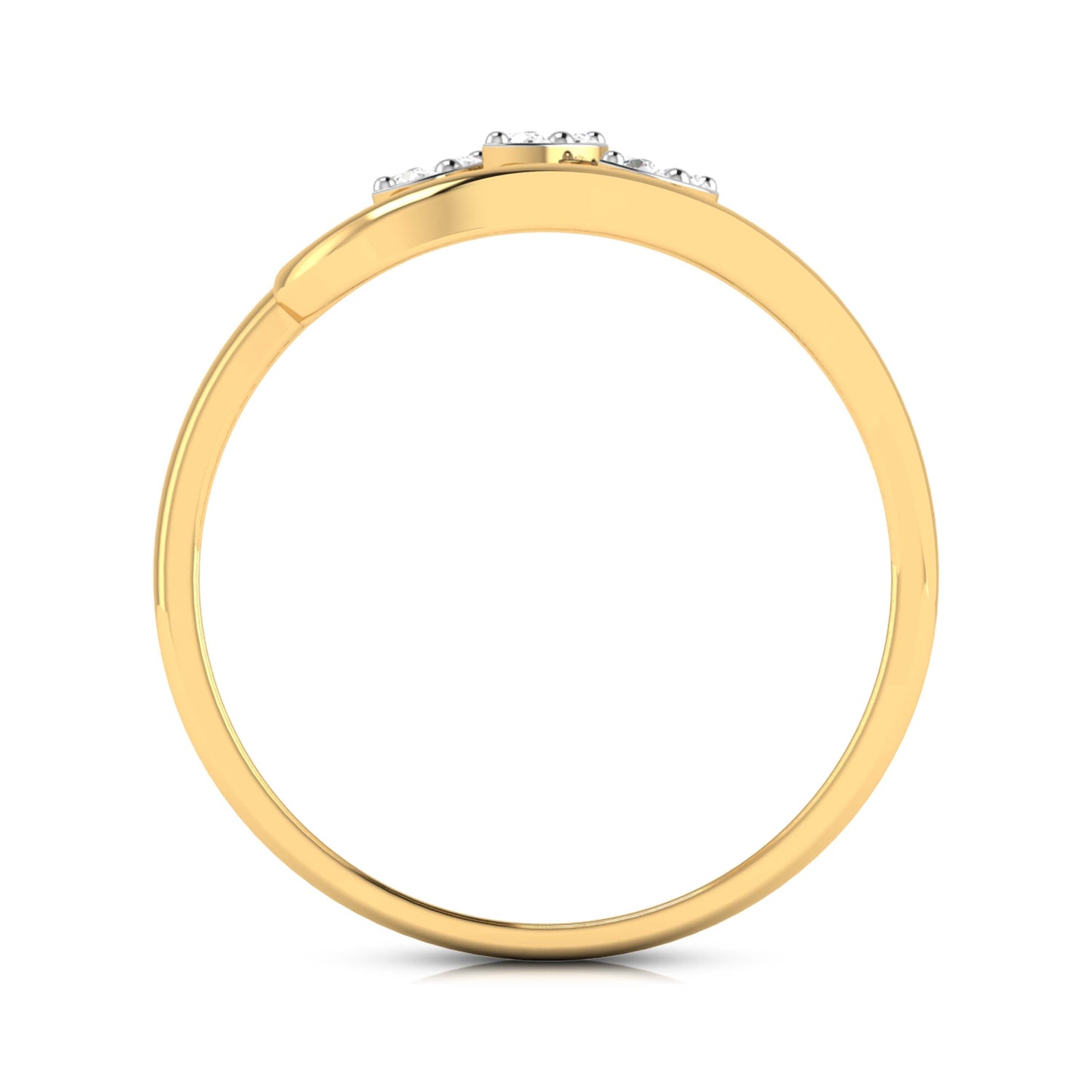 Driblet lab grown diamond ring simple round ring design Fiona Diamonds