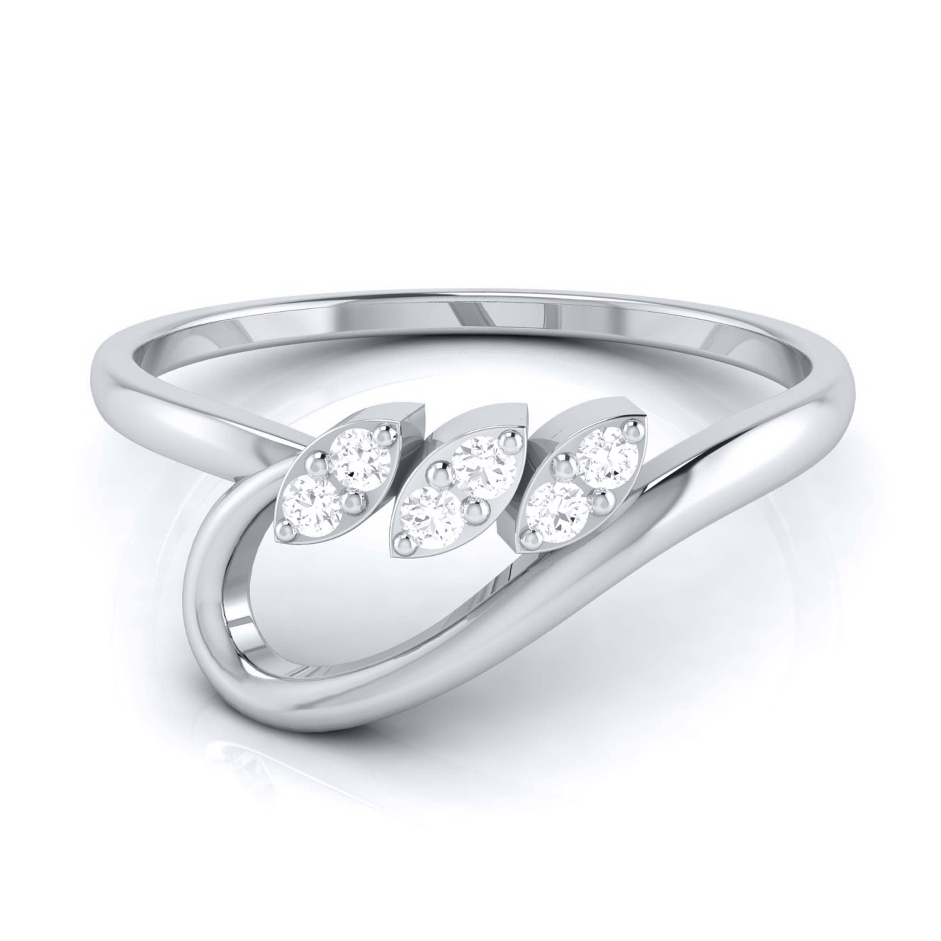 Driblet lab grown diamond ring simple round ring design Fiona Diamonds