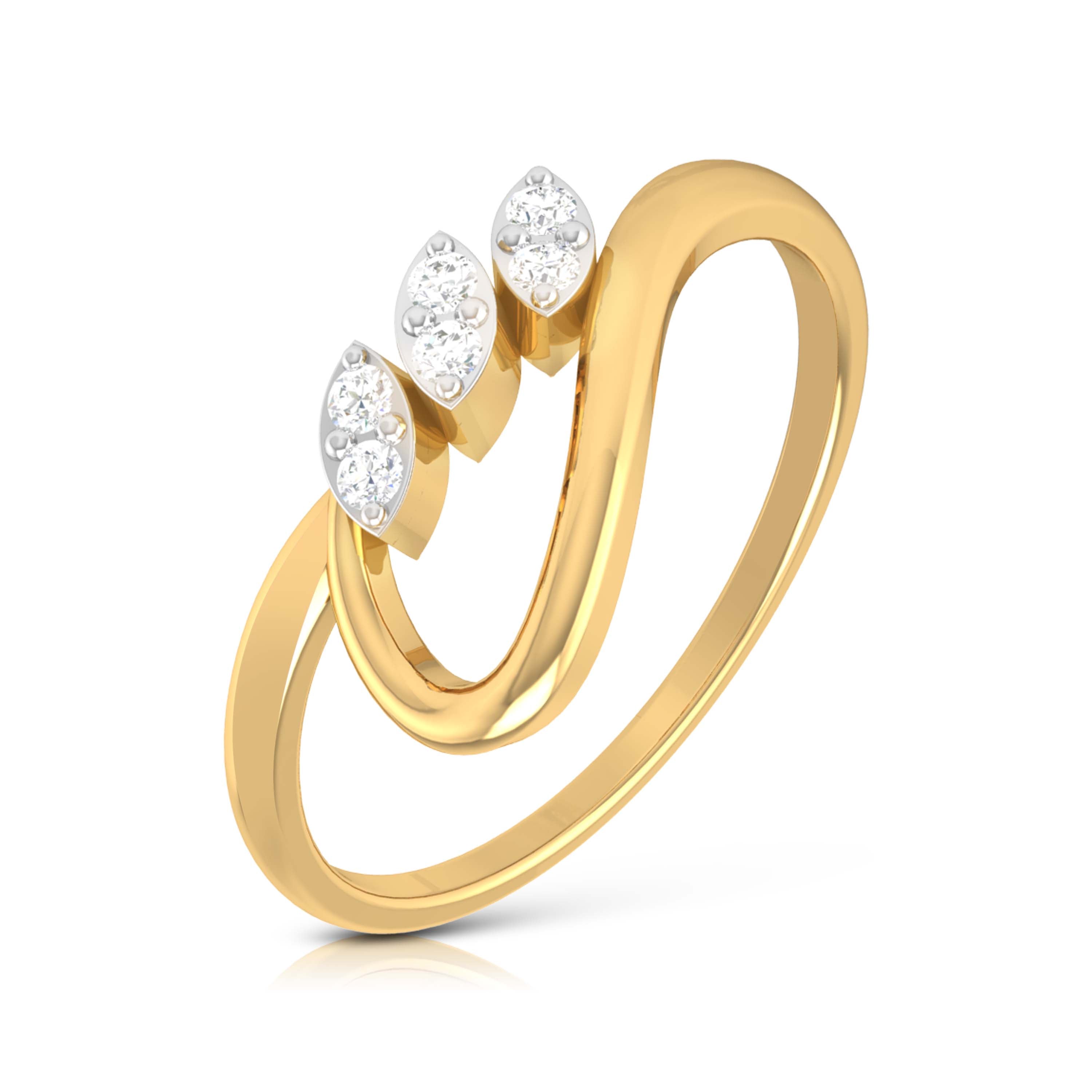 Driblet lab grown diamond ring simple round ring design Fiona Diamonds