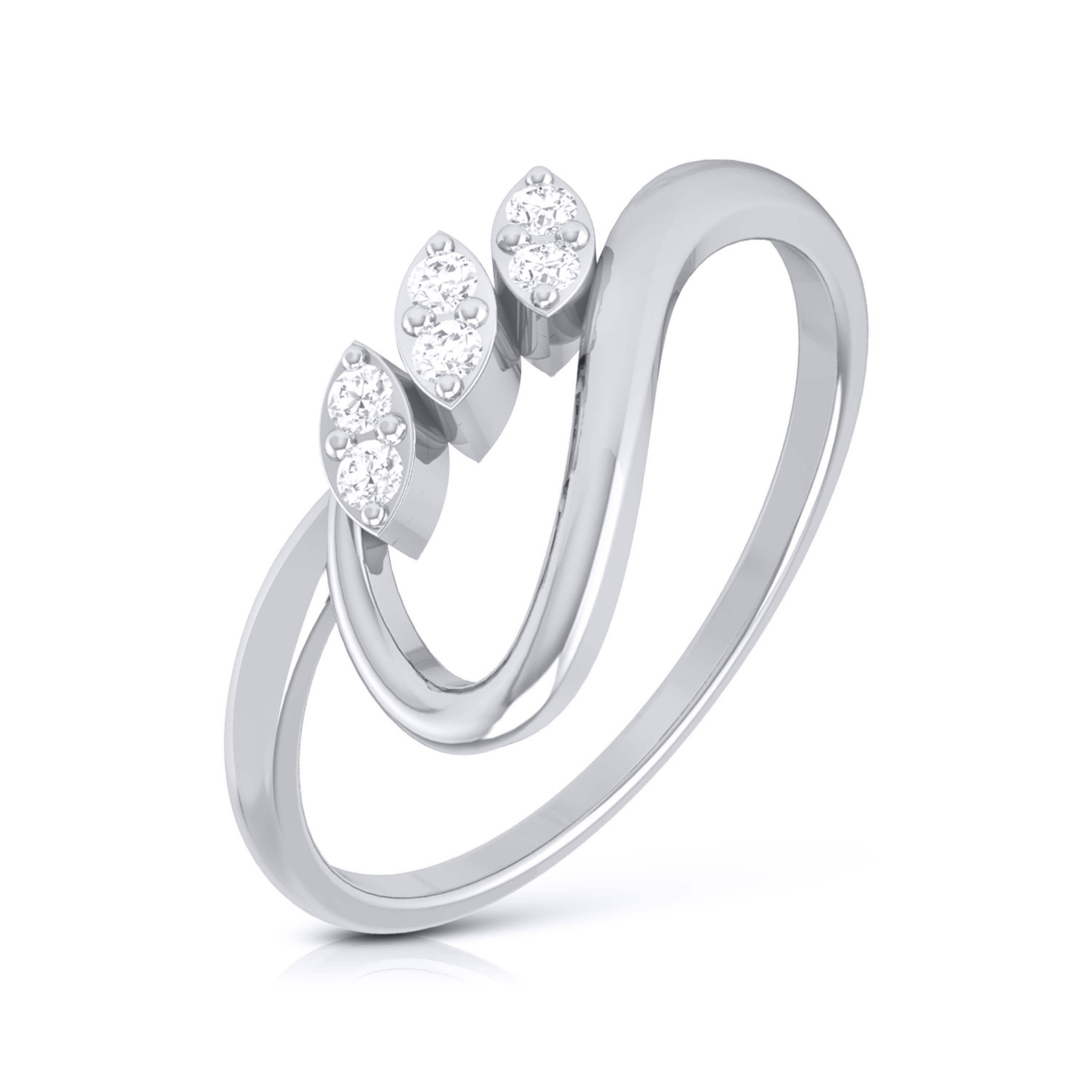 Driblet lab grown diamond ring simple round ring design Fiona Diamonds