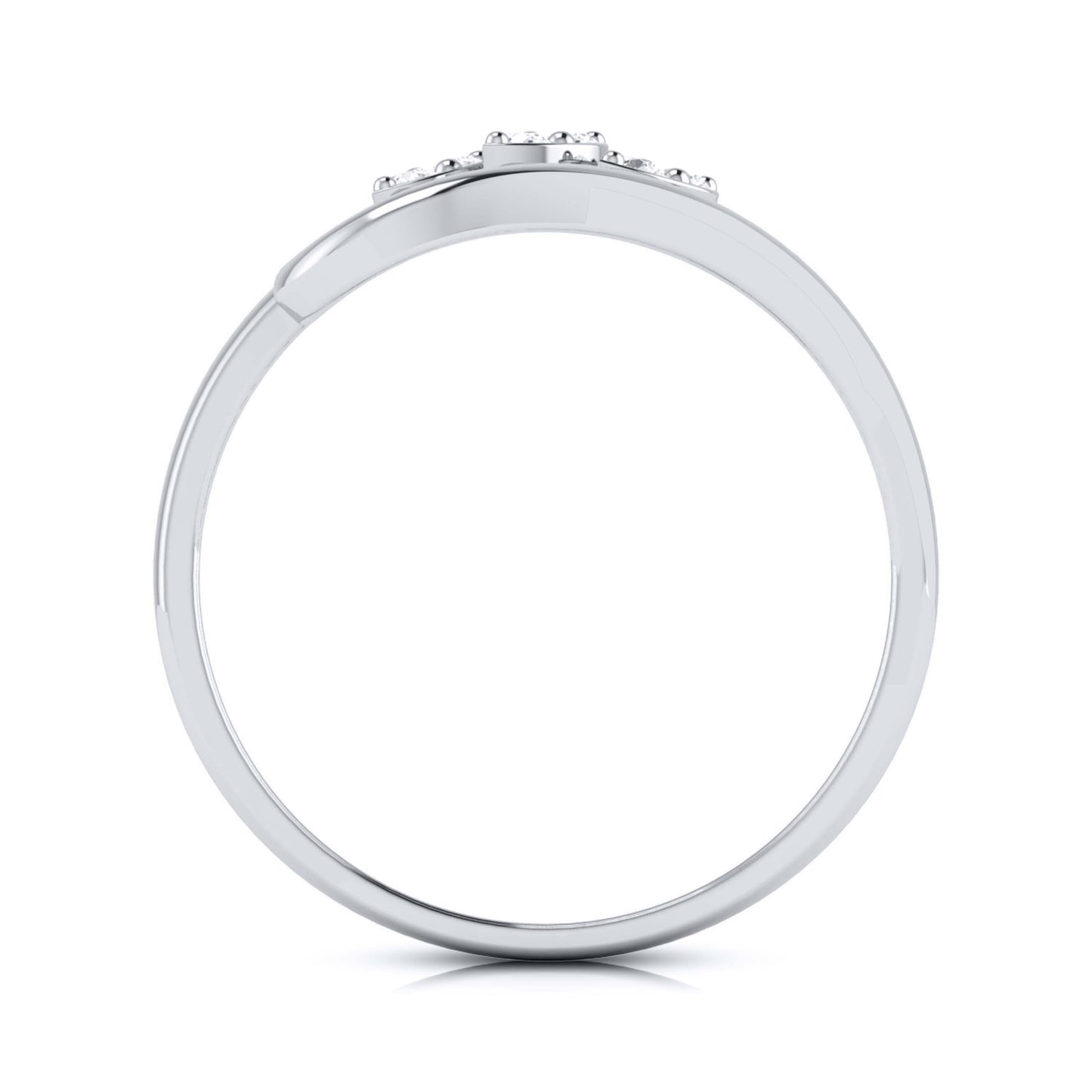 Driblet lab grown diamond ring simple round ring design Fiona Diamonds