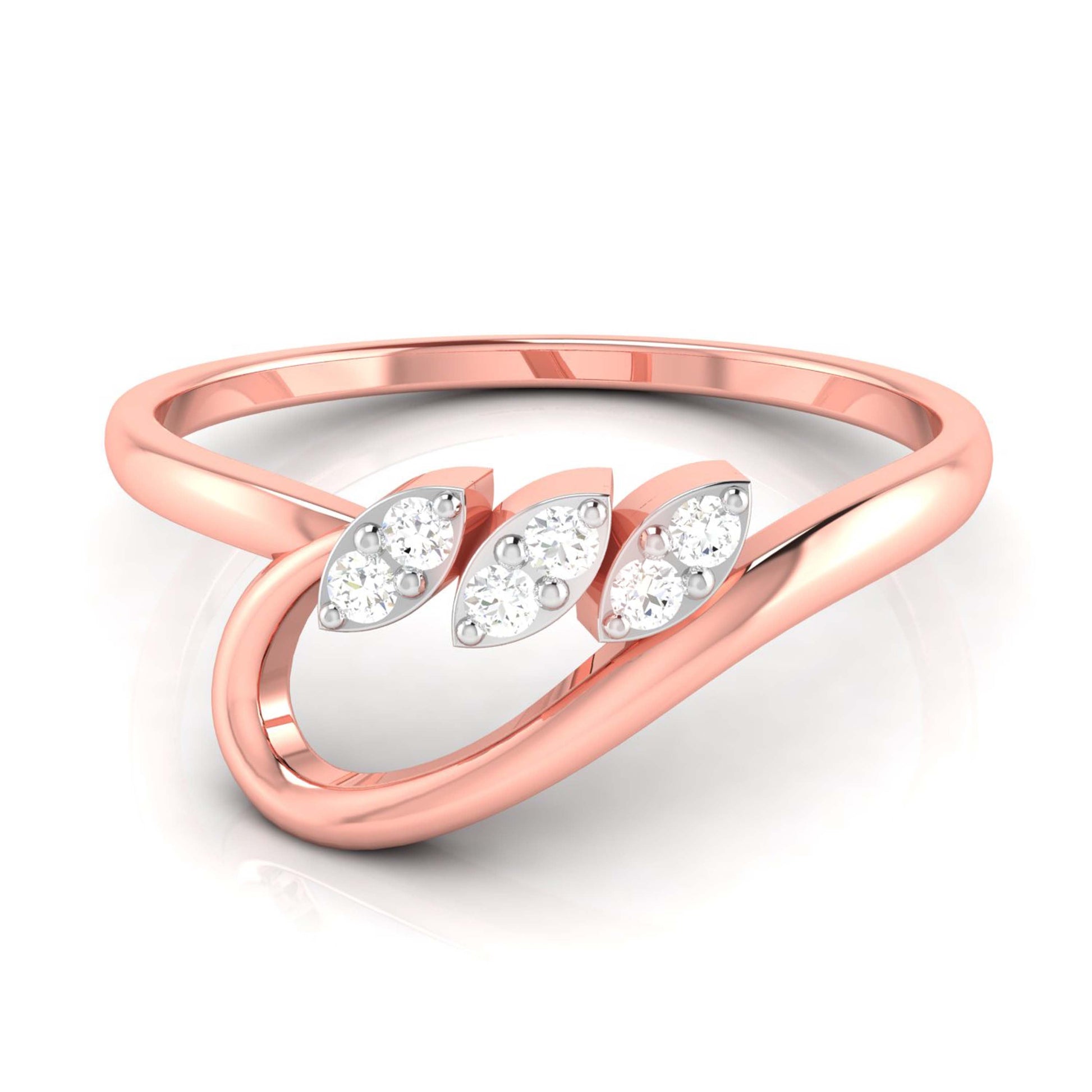Driblet lab grown diamond ring simple round ring design Fiona Diamonds