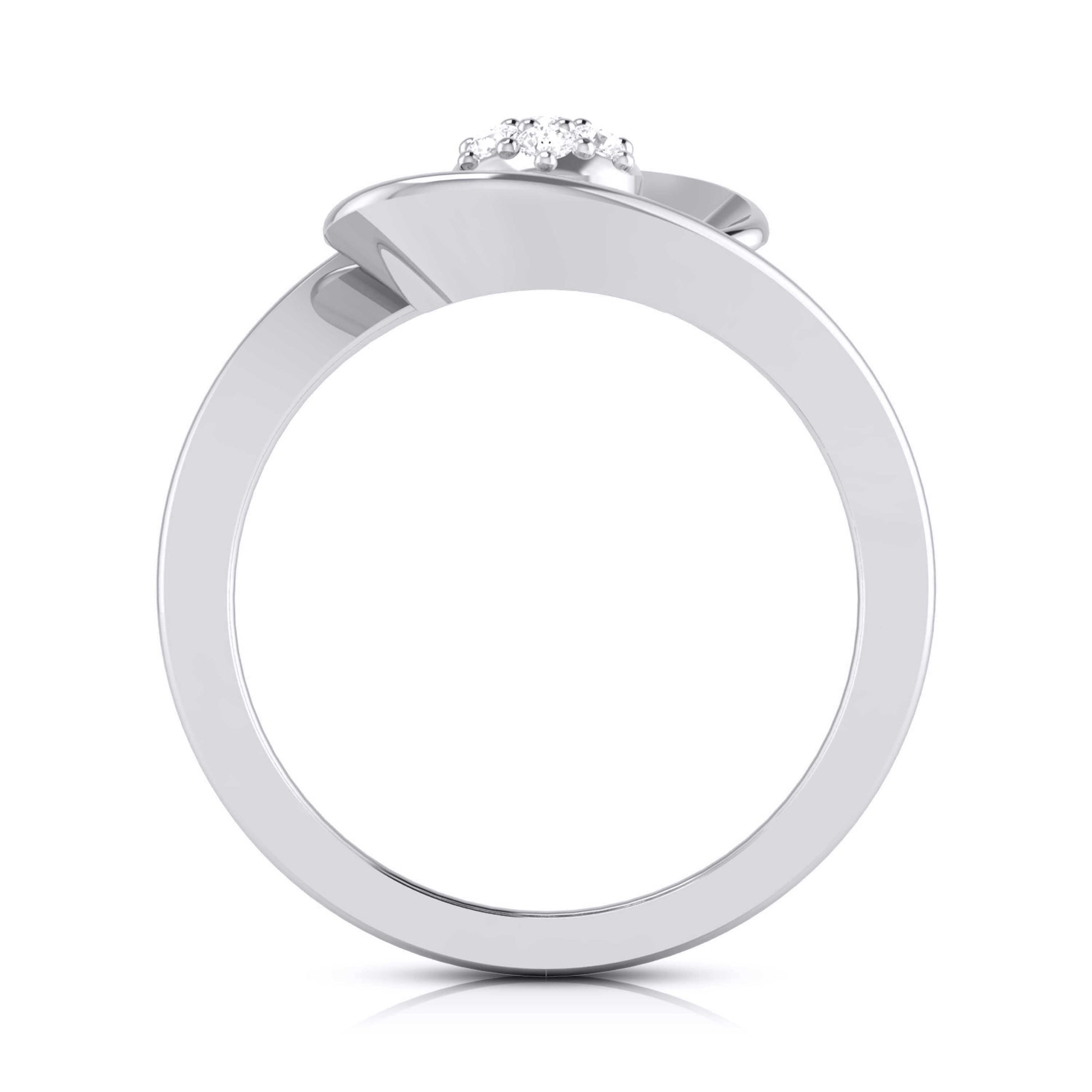 Streamer lab grown diamond ring sleek ring Fiona Diamonds