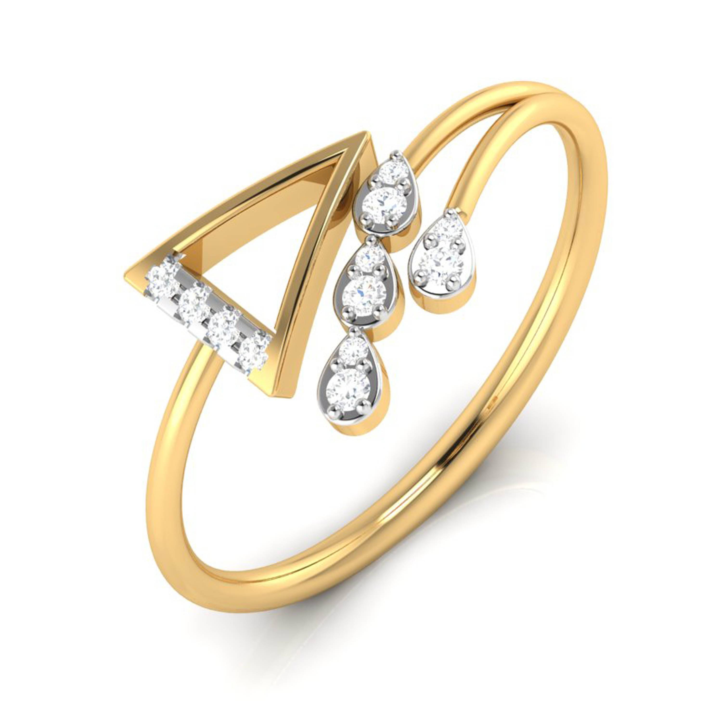 Pollack lab grown diamond ring simple round ring design Fiona Diamonds