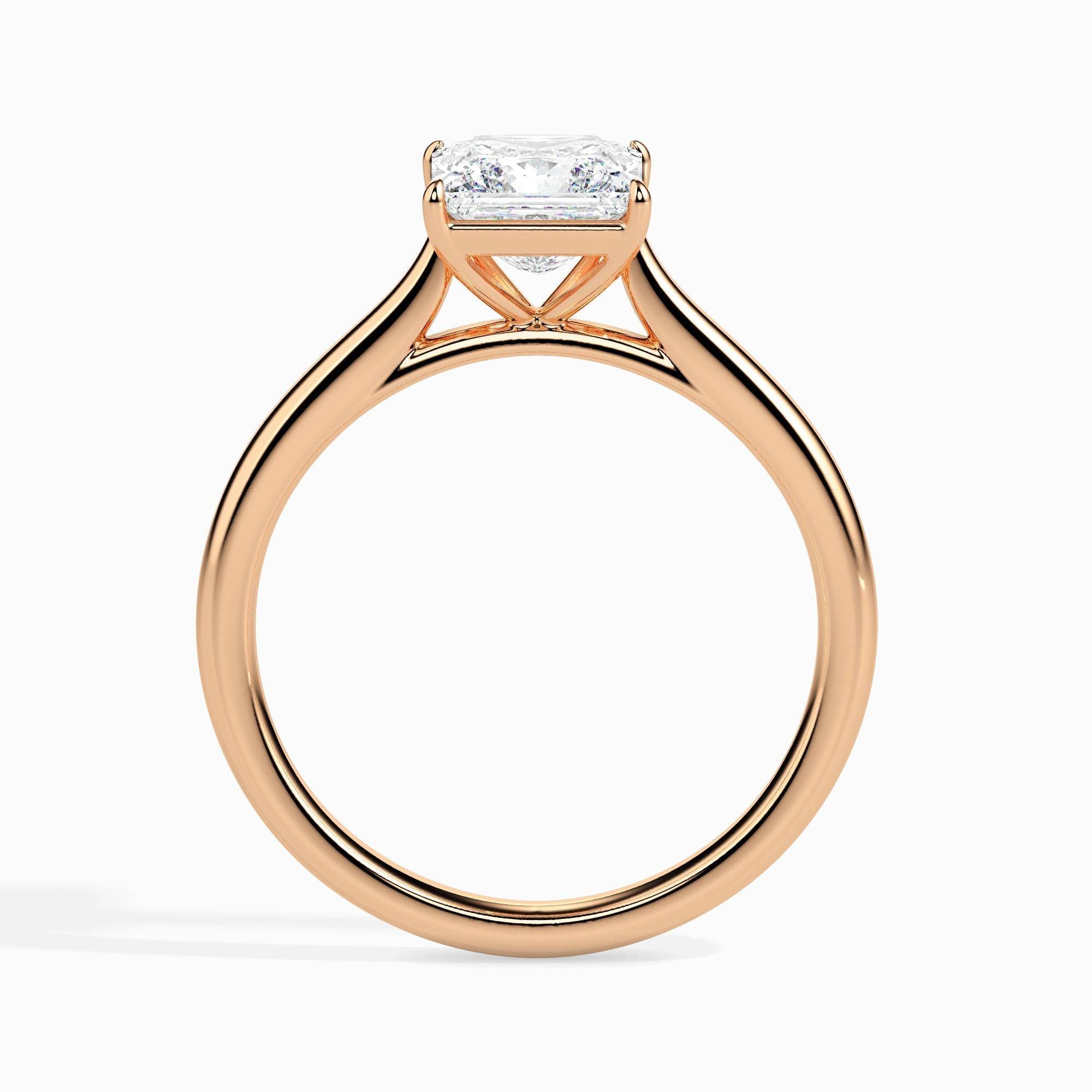 1ct Princess Lab Diamond Ava Solitaire Ring - Fiona Diamonds - Fiona Diamonds