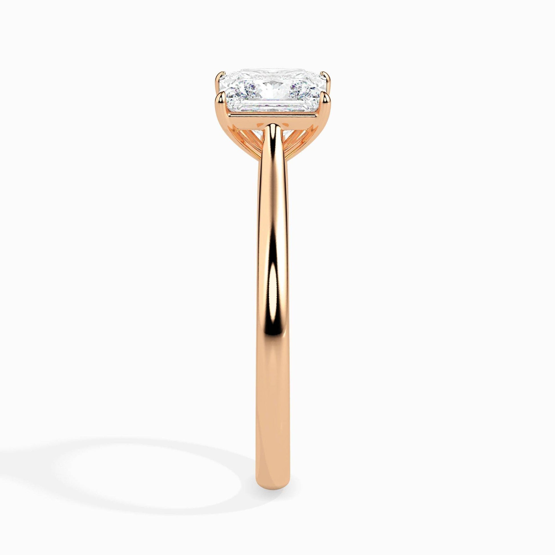 1ct Princess Lab Diamond Ava Solitaire Ring - Fiona Diamonds - Fiona Diamonds