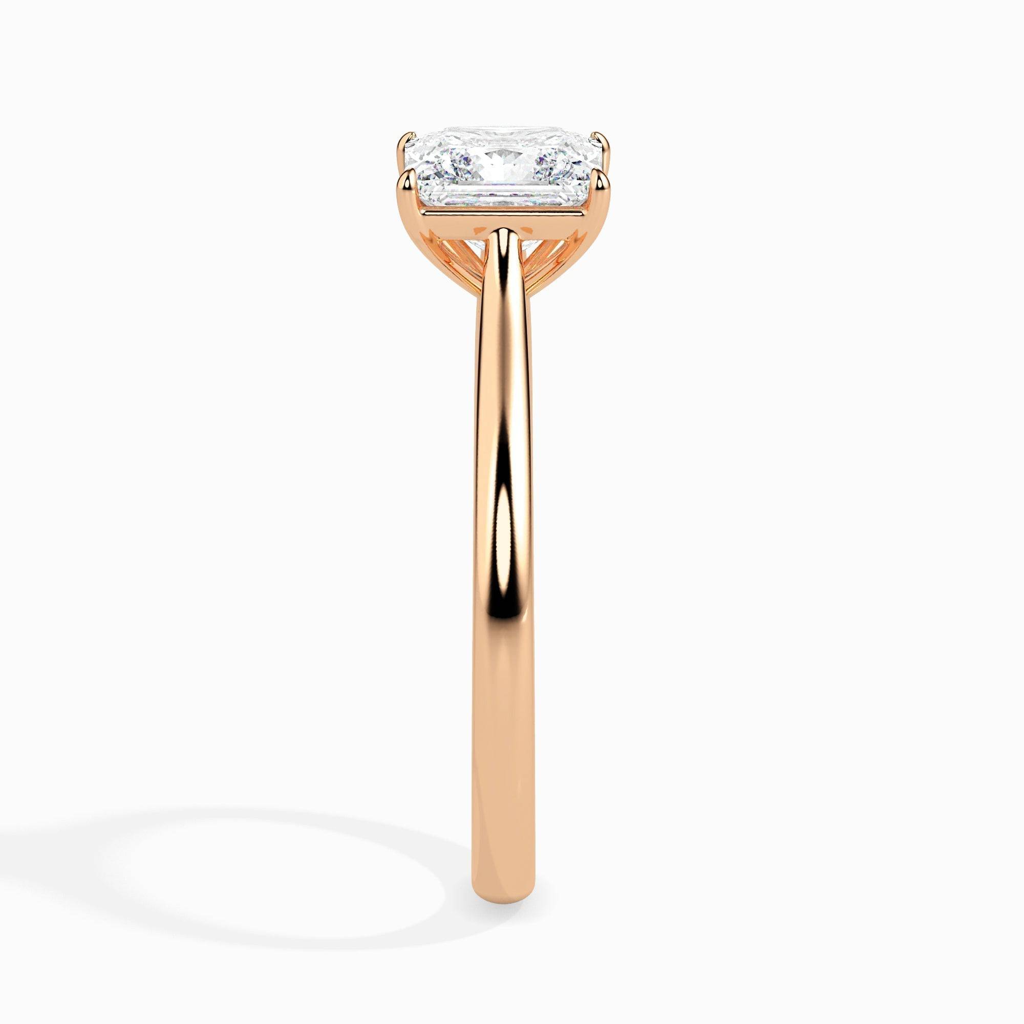 1ct Princess Lab Diamond Ava Solitaire Ring - Fiona Diamonds - Fiona Diamonds