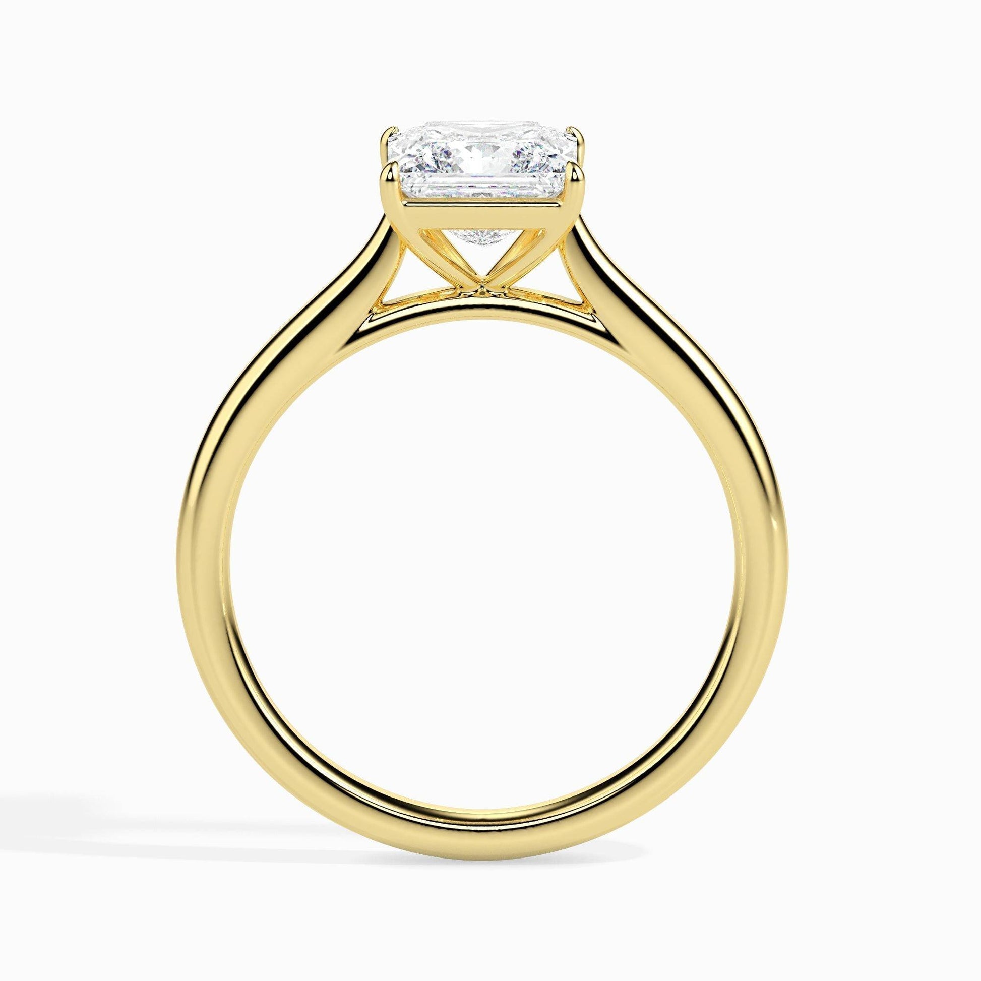 1ct Princess Lab Diamond Ava Solitaire Ring - Fiona Diamonds - Fiona Diamonds