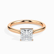 1.5ct Princess Lab Diamond Ava Solitaire Ring - Fiona Diamonds - Fiona Diamonds