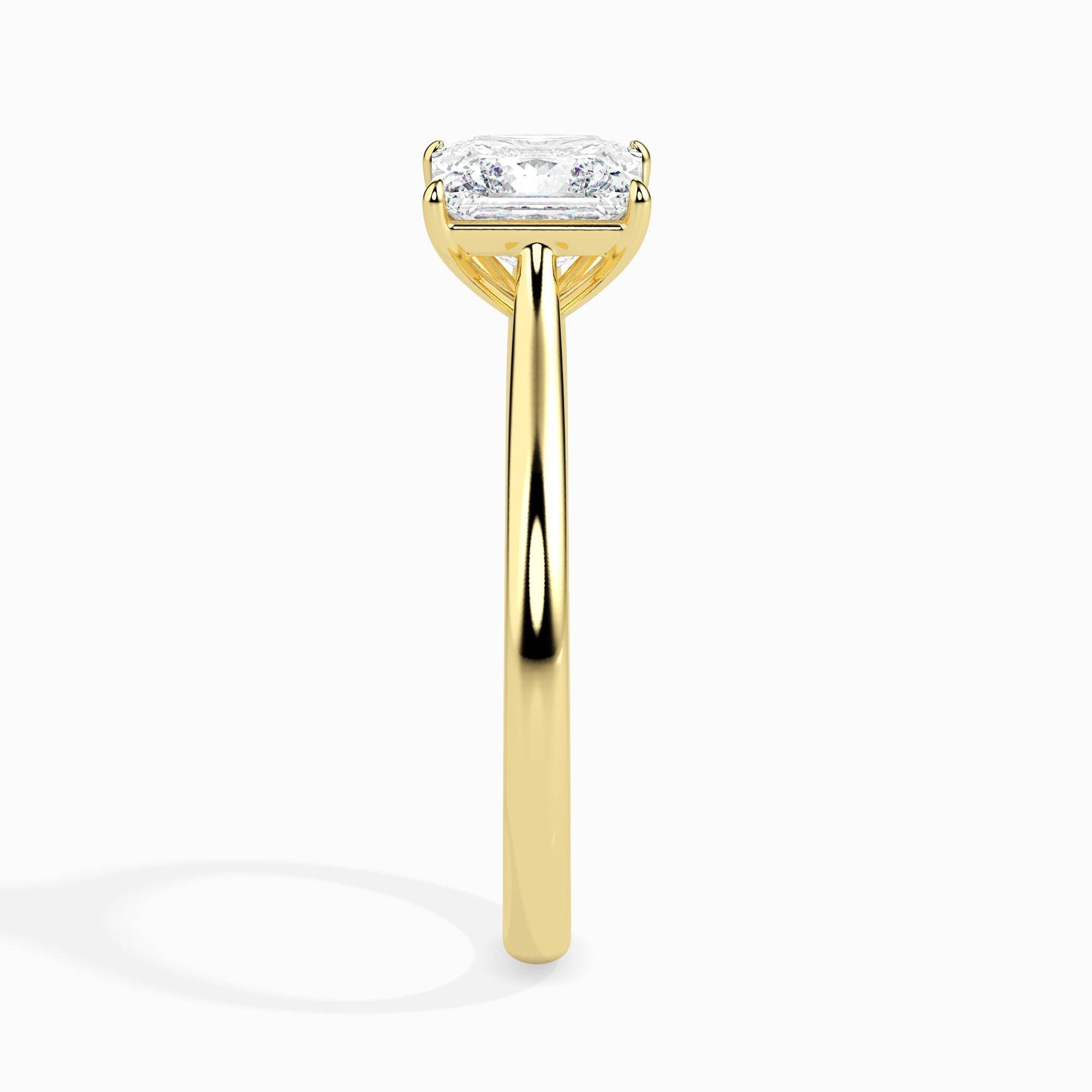 1ct Princess Lab Diamond Ava Solitaire Ring - Fiona Diamonds - Fiona Diamonds