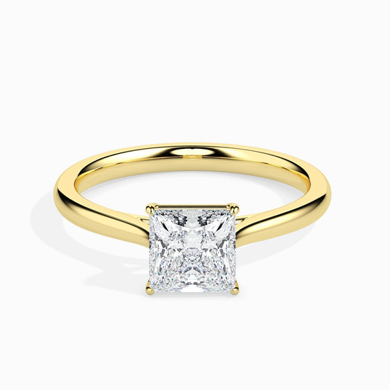 1ct Princess Lab Diamond Ava Solitaire Ring - Fiona Diamonds - Fiona Diamonds