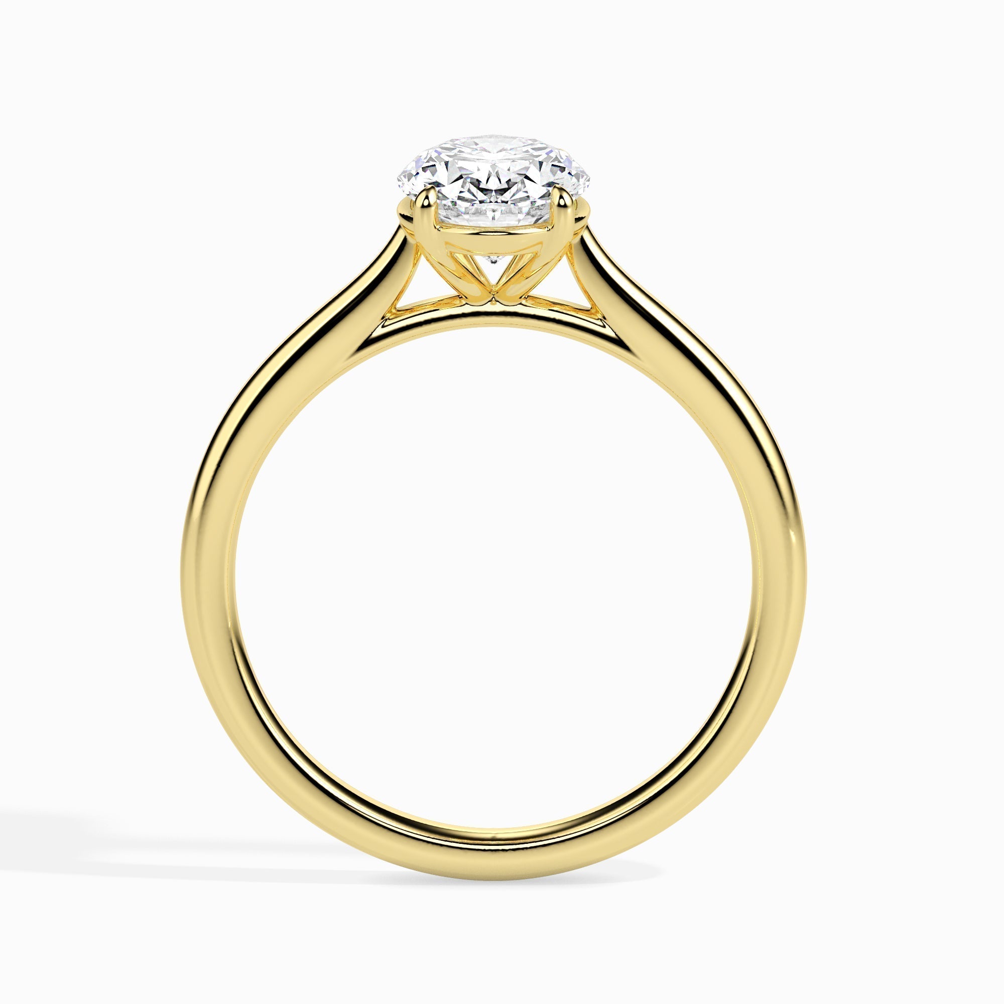 2ct Oval Lab Diamond Evelyn Solitaire Ring - Fiona Diamonds - Fiona Diamonds