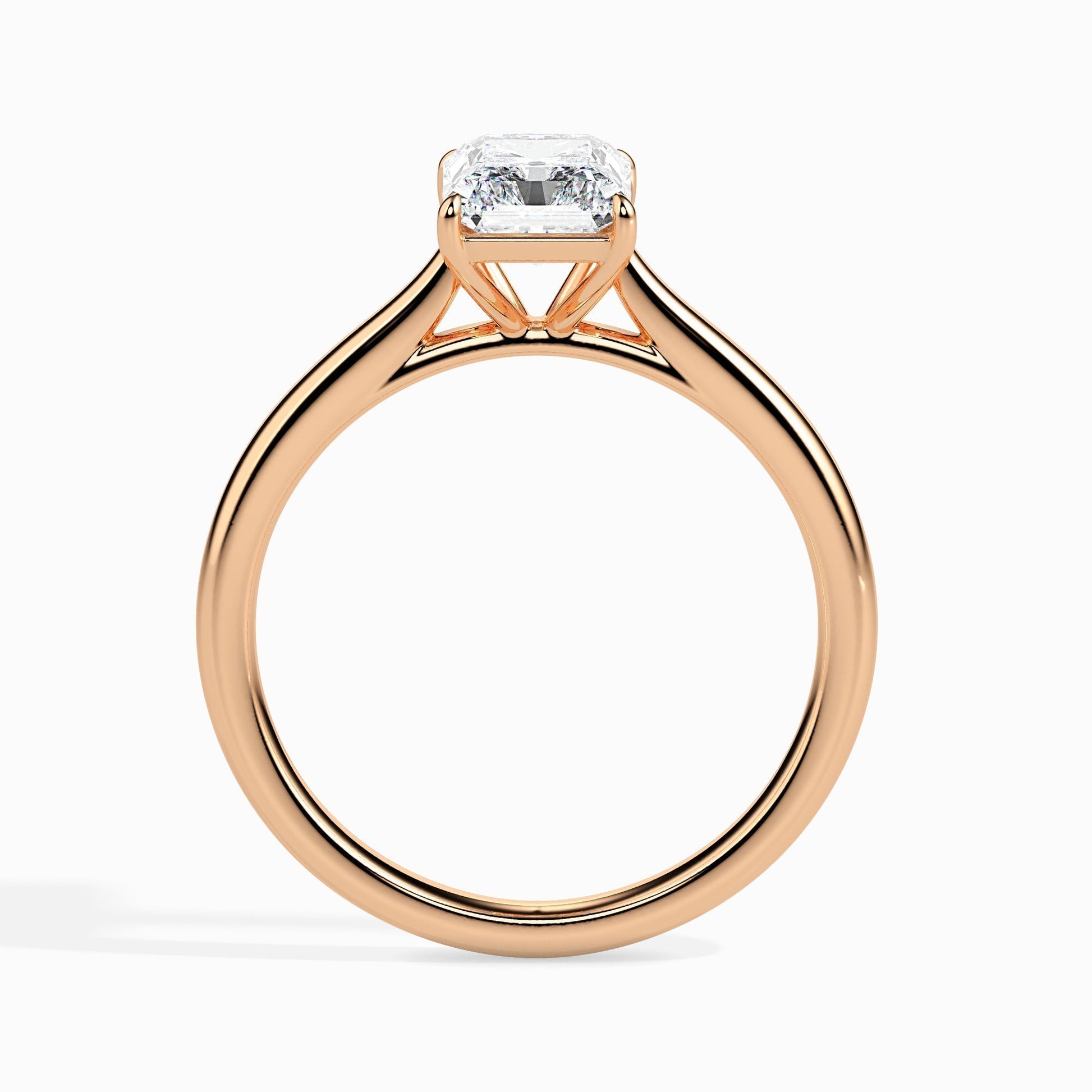 1ct Radiant Lab Diamond Camila Solitaire Ring - Fiona Diamonds - Fiona Diamonds