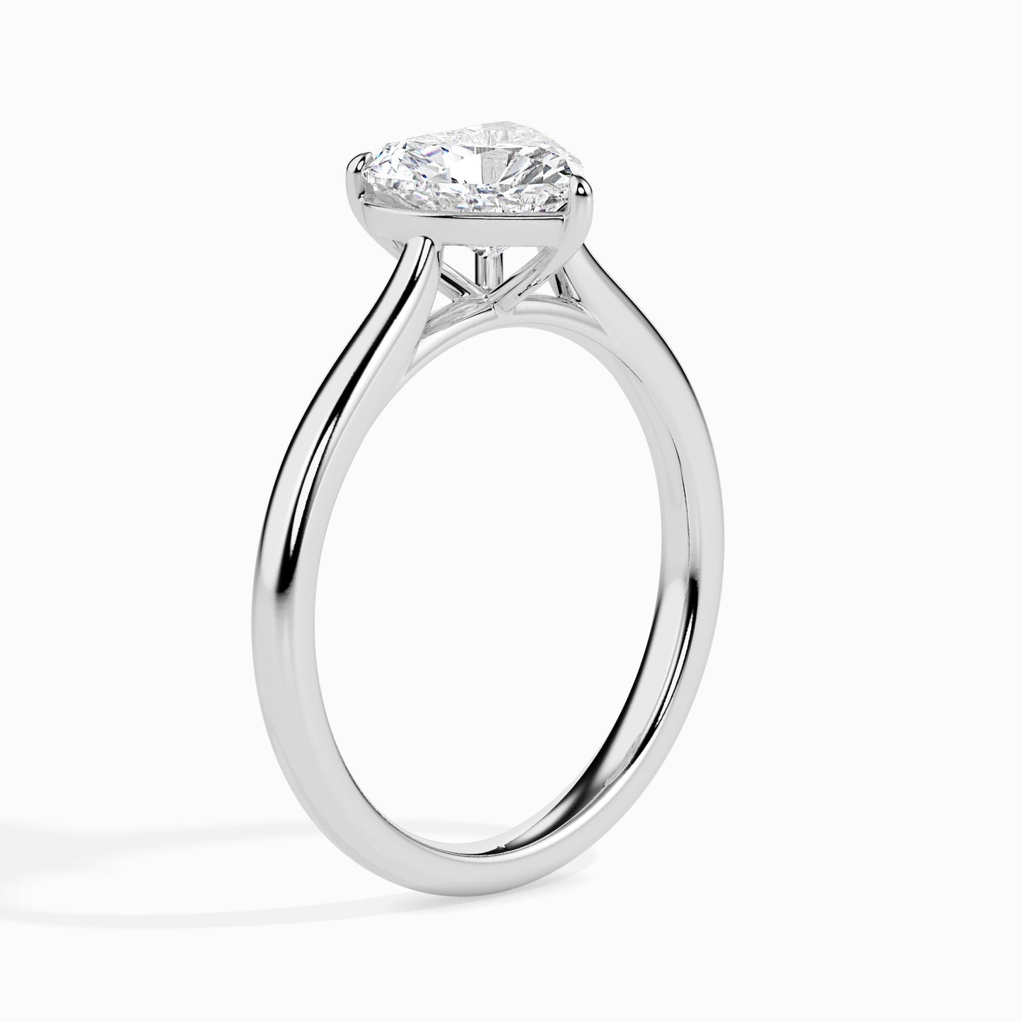 2ct Heart Lab Diamond Gianna Solitaire Ring