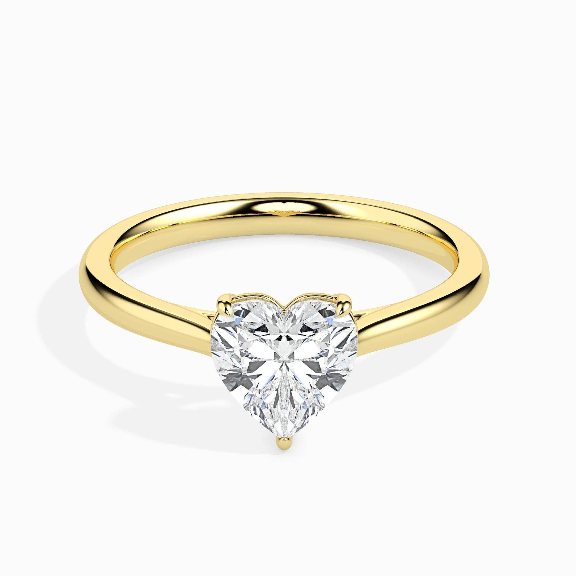 2ct Heart Lab Diamond Gianna Solitaire Ring - Fiona Diamonds - Fiona Diamonds